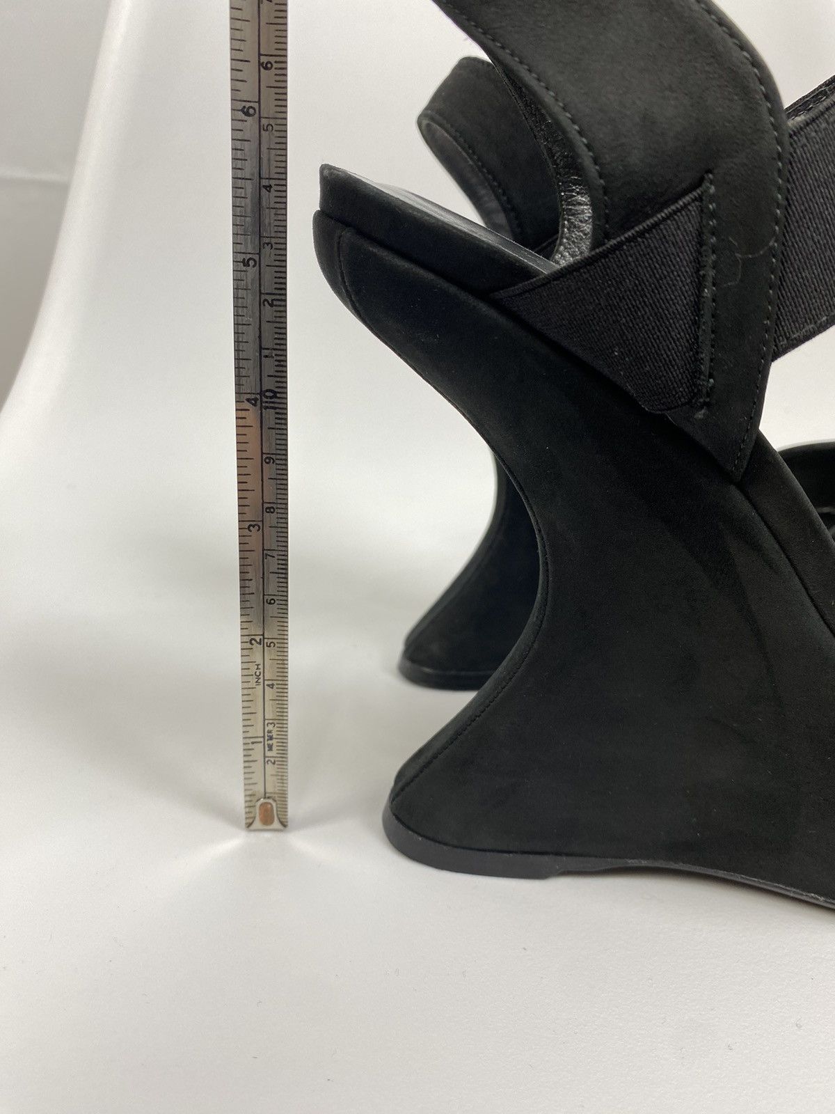Stuart Weitzman Stuart Weitzman Bandana Suede Platform High Heels Sandals 38 Size US 8 / IT 38 - 10 Thumbnail