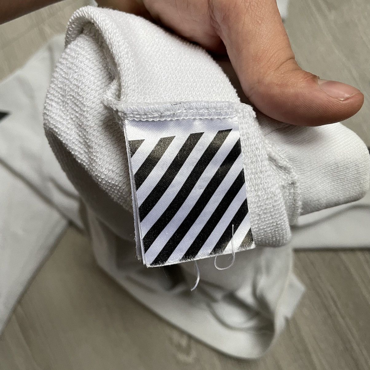 Off-White Off White Cut Off Caravaggio Hoodie Size US M / EU 48-50 / 2 - 11 Thumbnail