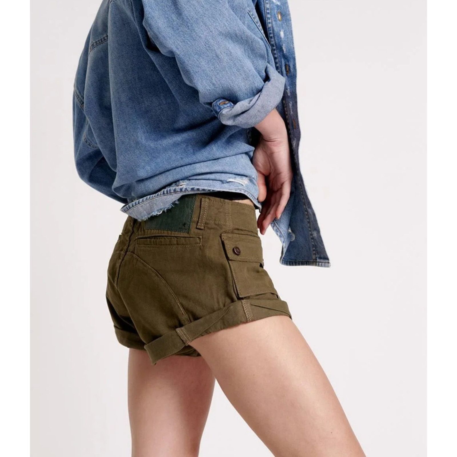 One Teaspoon One Teaspoon Cadet Bandits Low-Waist Utility 29 button fly Size 29" - 5 Thumbnail