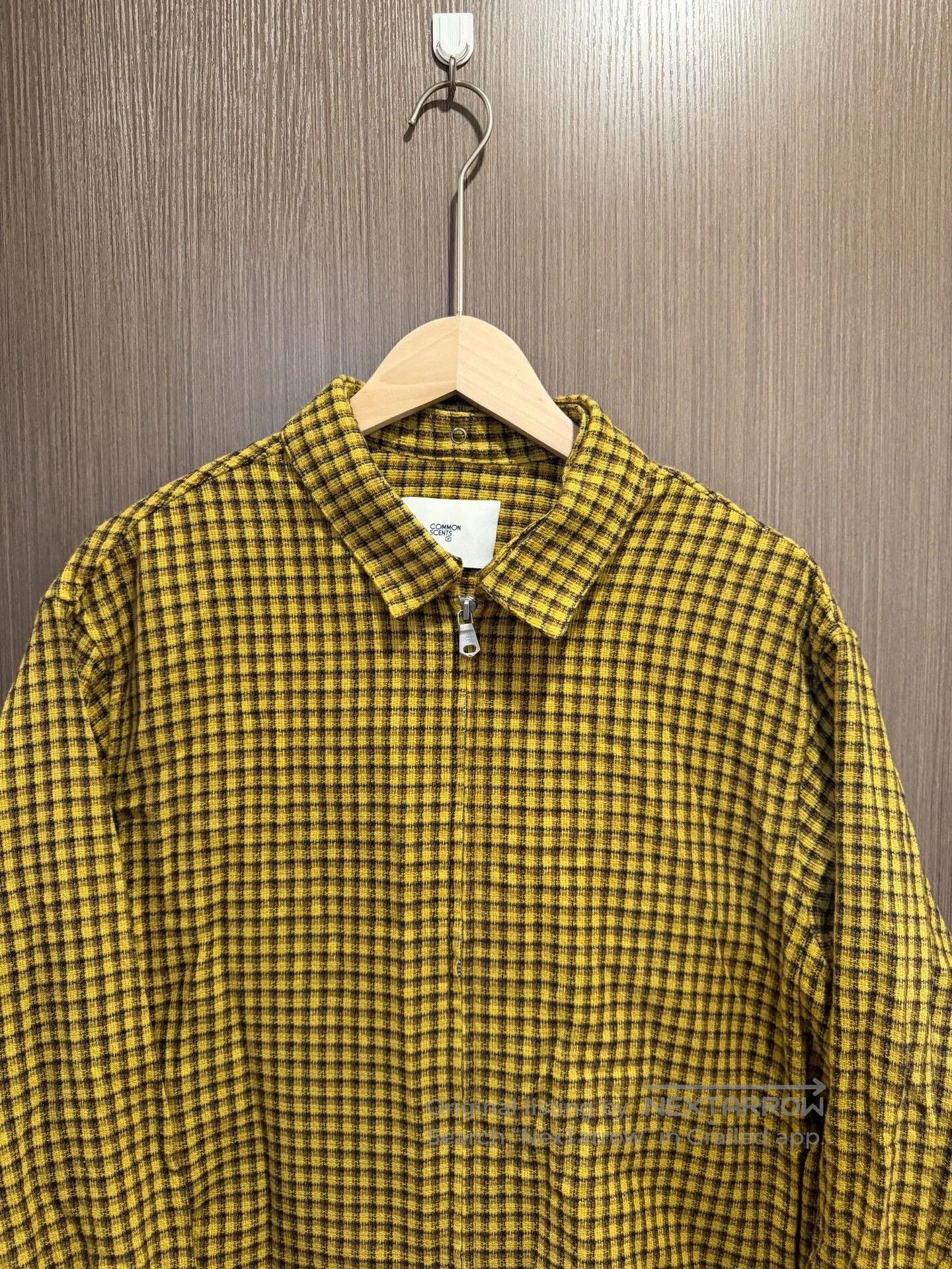 UES Japan COMMON SCENTS Cotton Check Zip Jacket. Size US L / EU 52-54 / 3 - 2 Thumbnail