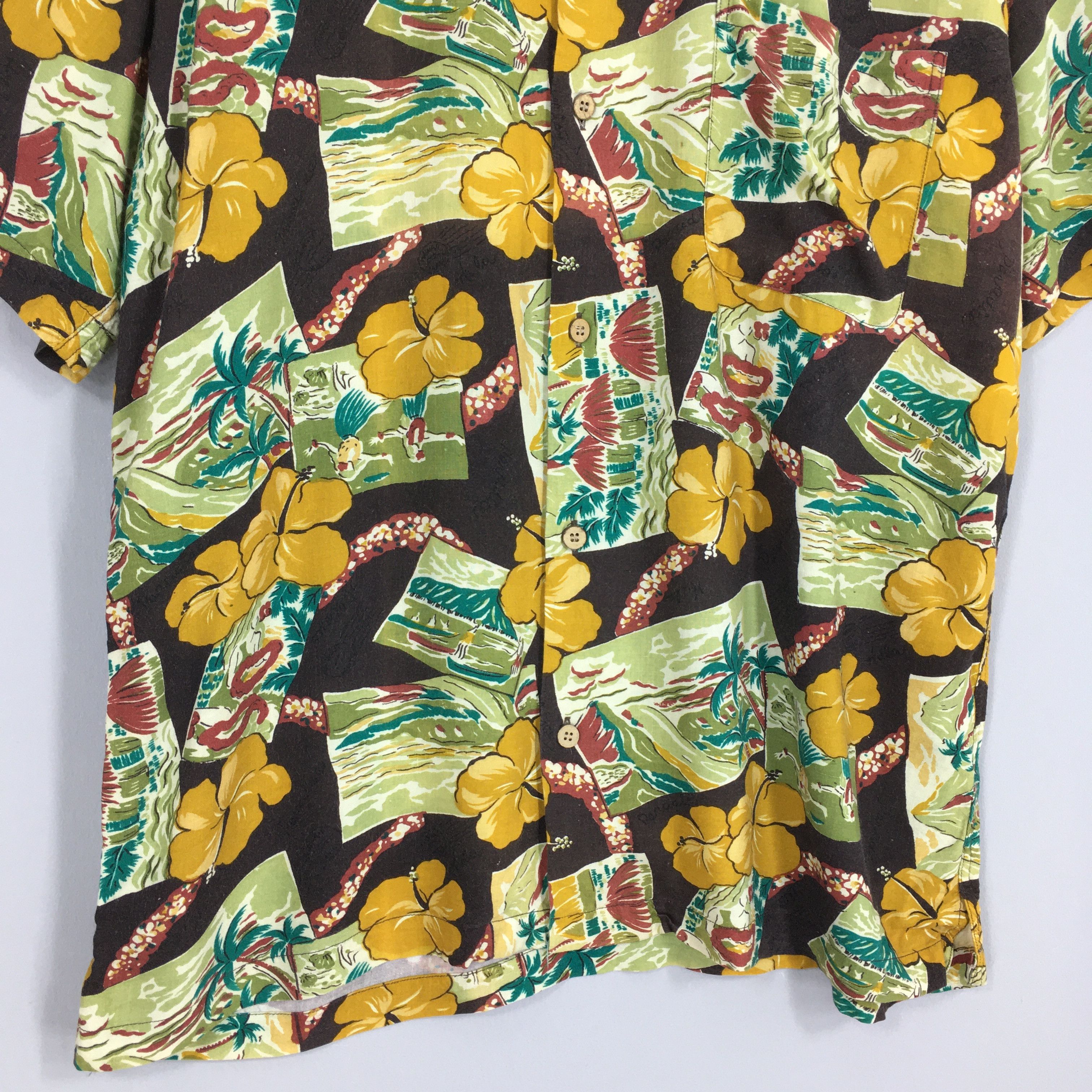 Vintage Vintage 80s Hawaii Aloha Floral Printed Shirt Medium Size US M / EU 48-50 / 2 - 4 Thumbnail