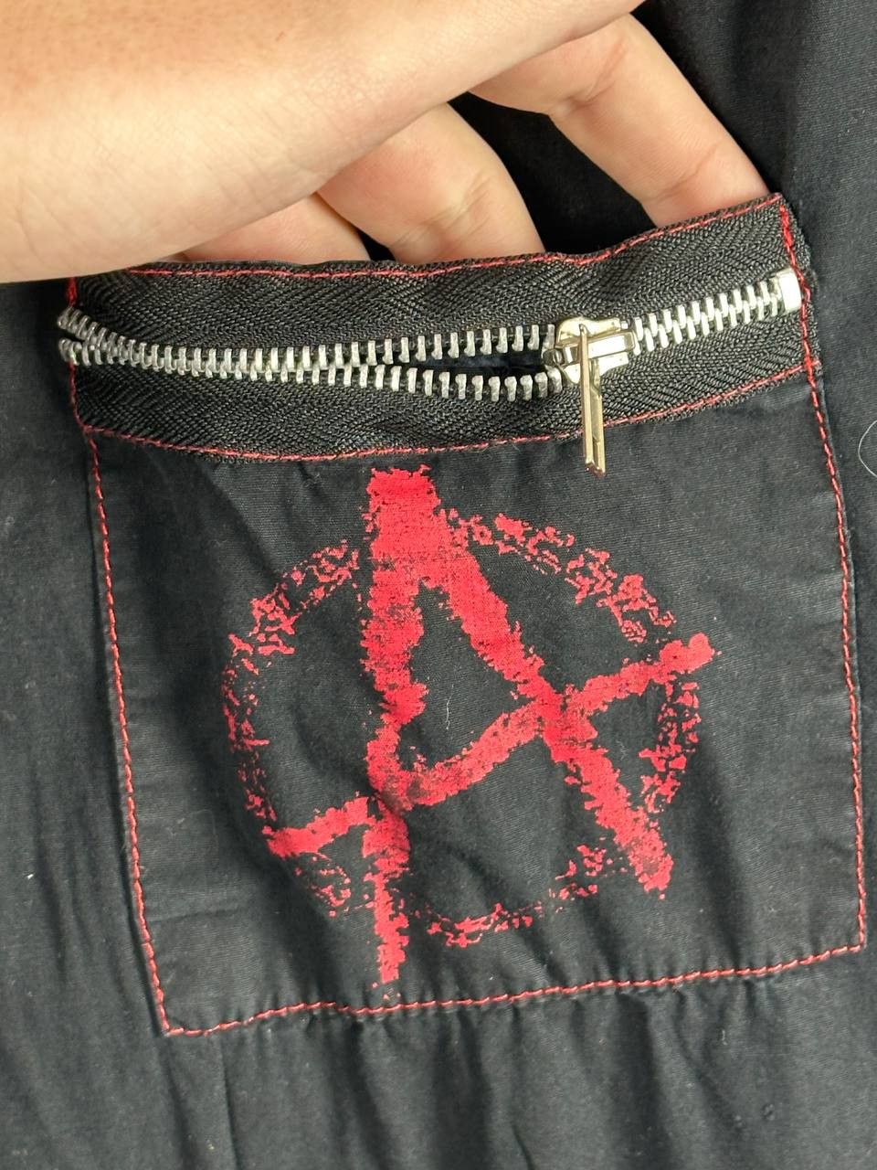 Japanese Brand Gothic Grunge Anarchy Punk Short Sleeve Shirt Size US M / EU 48-50 / 2 - 9 Thumbnail