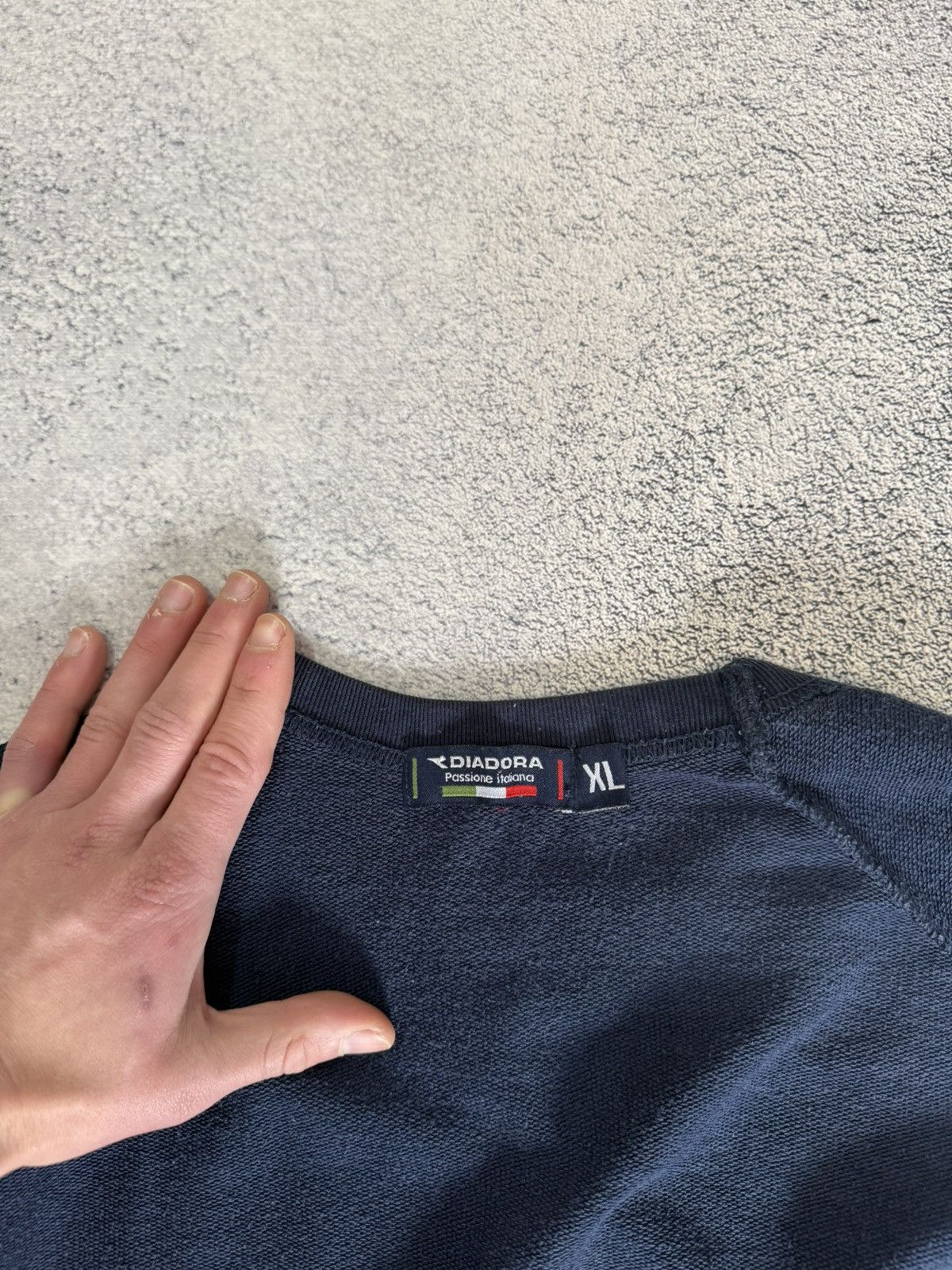 Diadora Diadora Sweatshirt Men XL Italy Logo Vintage Soccer Football Size US XL / EU 56 / 4 - 8 Thumbnail