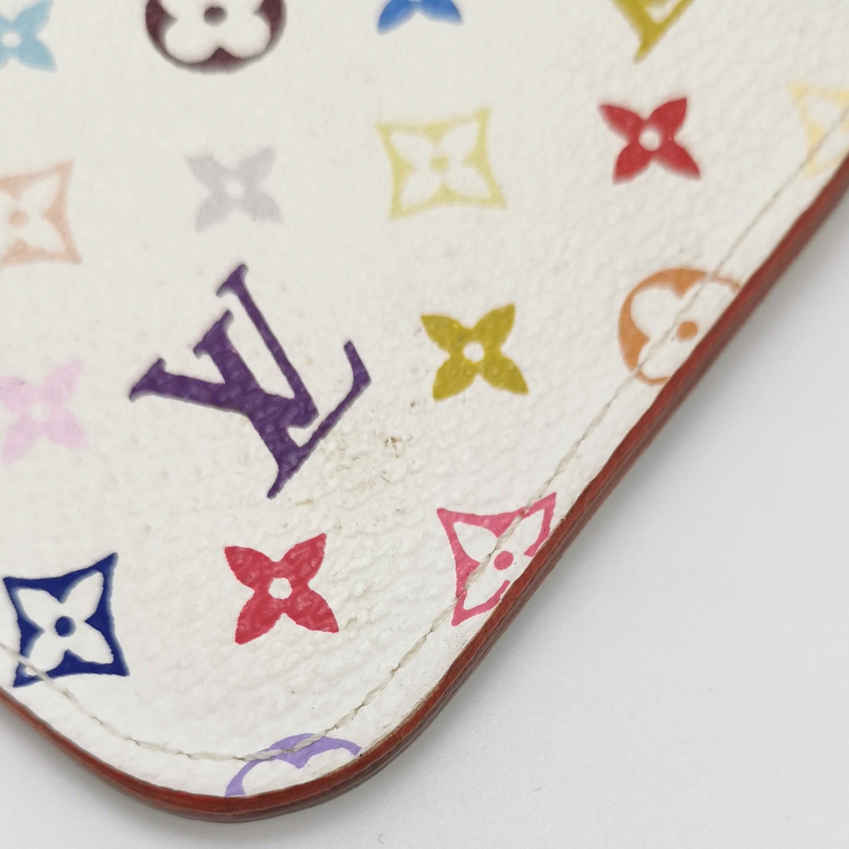 Louis Vuitton Louis Vuitton (LV) White Tricolor Coin Purse -y2506 Size ONE SIZE - 6 Thumbnail