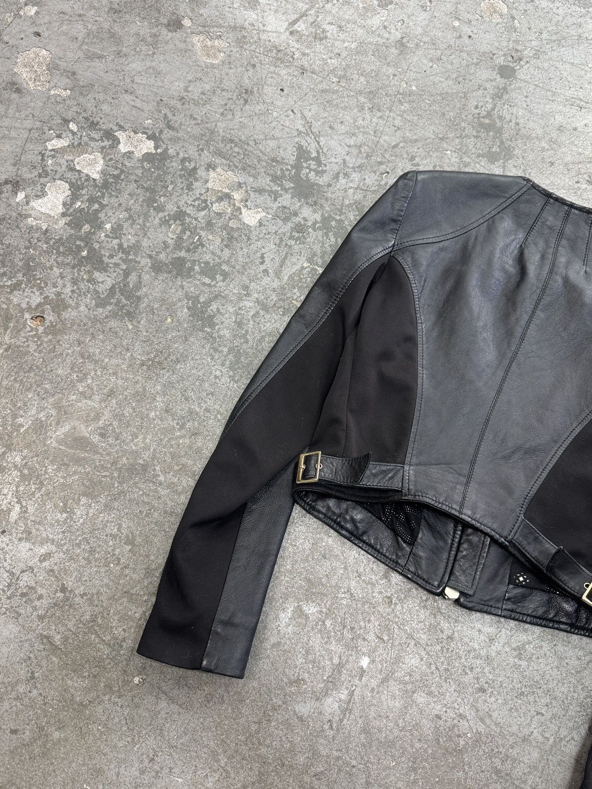 Japanese Brand Vintage Real Leather Avant Garde y2k Jacket Size M / US 6-8 / IT 42-44 - 9 Thumbnail