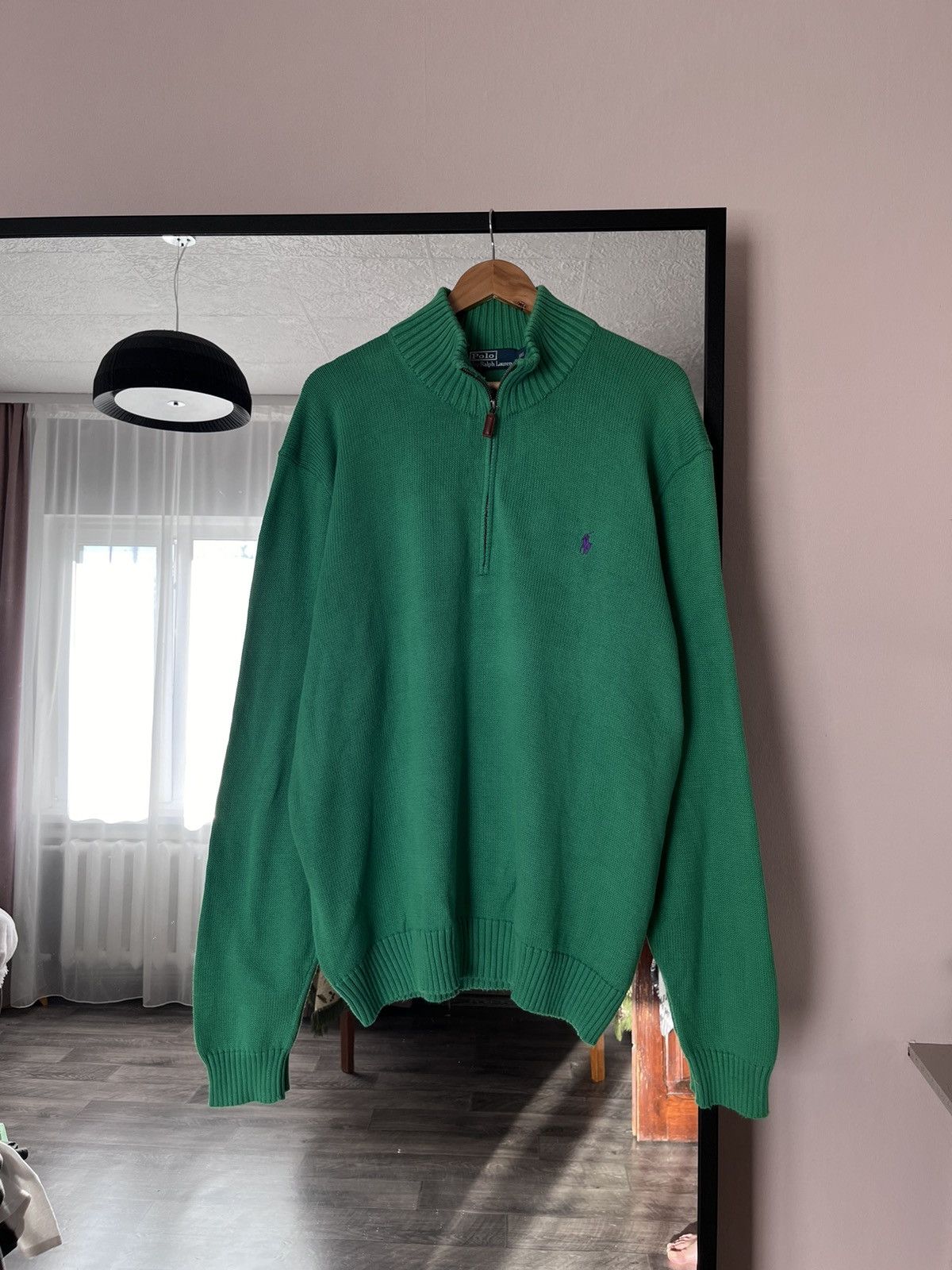 Polo Ralph Lauren Vintage Polo Ralph Lauren Half Zip Sweater Size US XXL / EU 58 / 5 - 1 Thumbnail