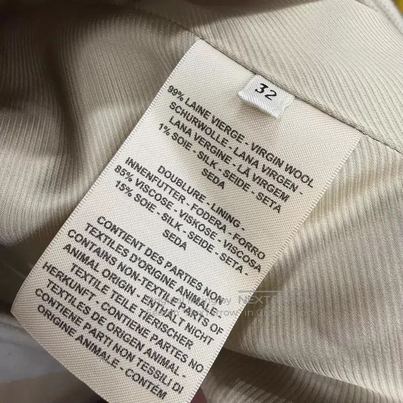 Hermes Hermes Beige Twill Wool Mid-Length Overcoat Size 4XL / US 24-26 - 4 Thumbnail