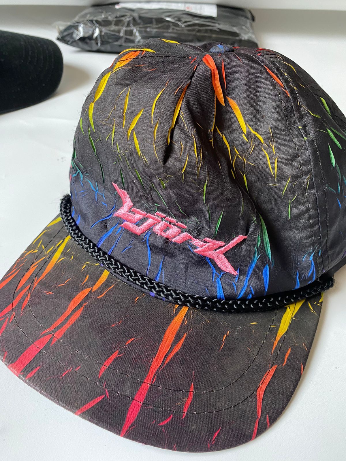 Band Tees × Rap Tees Classic Rope Hat Bjork Logo Björk Size ONE SIZE - 1 Thumbnail