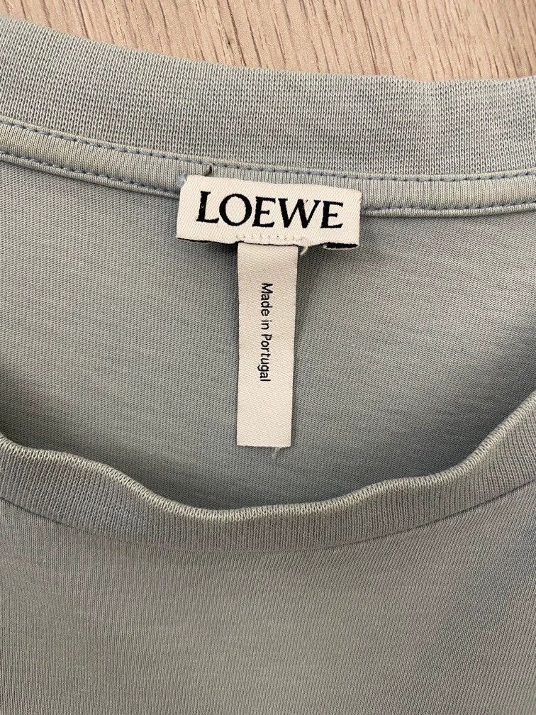 Loewe loewe Haze blue embroidered small logo short sleeve 2506-Ne Size US L / EU 52-54 / 3 - 5 Thumbnail