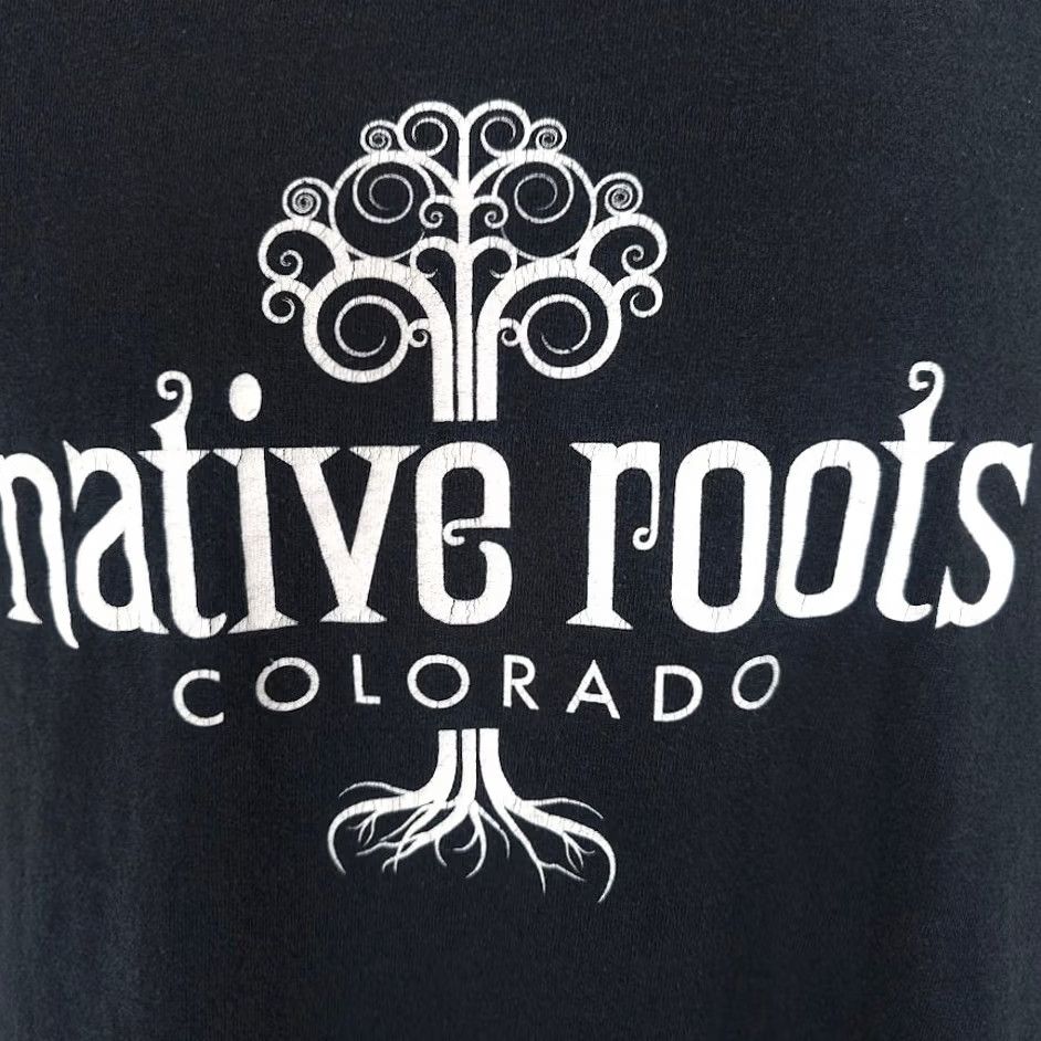 Gildan Native Roots Colorado T Shirt Mens Size Large Black Cannabis Know Your Roots Size US L / EU 52-54 / 3 - 3 Thumbnail