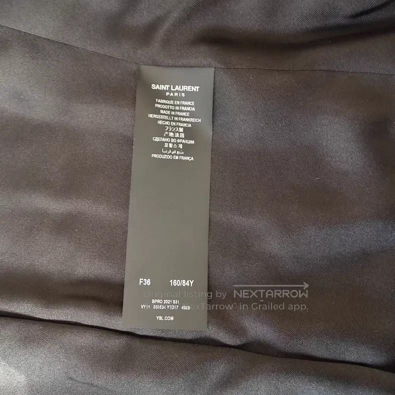 Saint Laurent Paris Saint Laurent Paris Wool Blended Tweed Jacket Size XS / US 0-2 / IT 36-38 - 4 Thumbnail