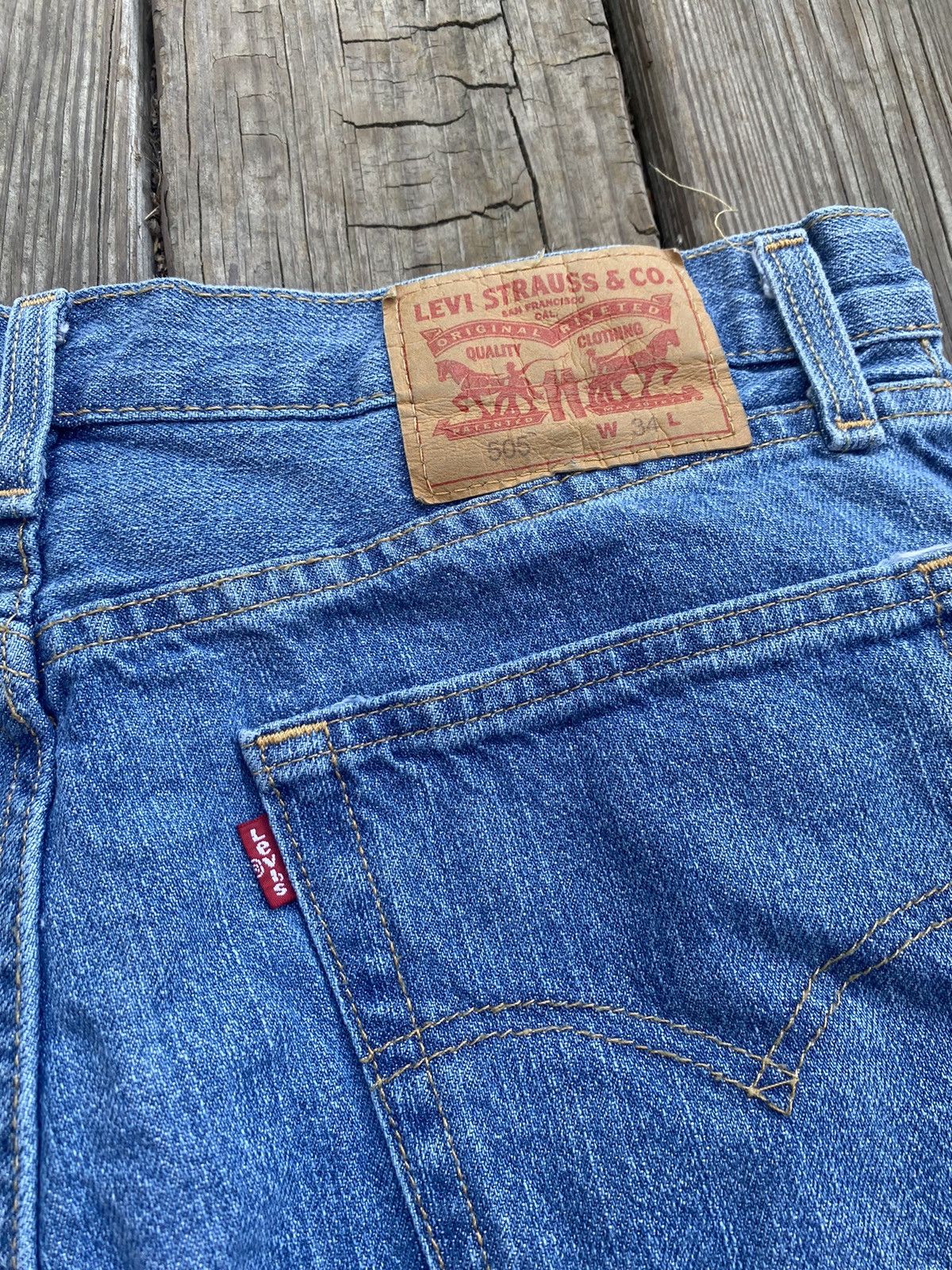Levi's × Vintage Vintage Levis Jorts Size US 34 / EU 50 - 6 Thumbnail