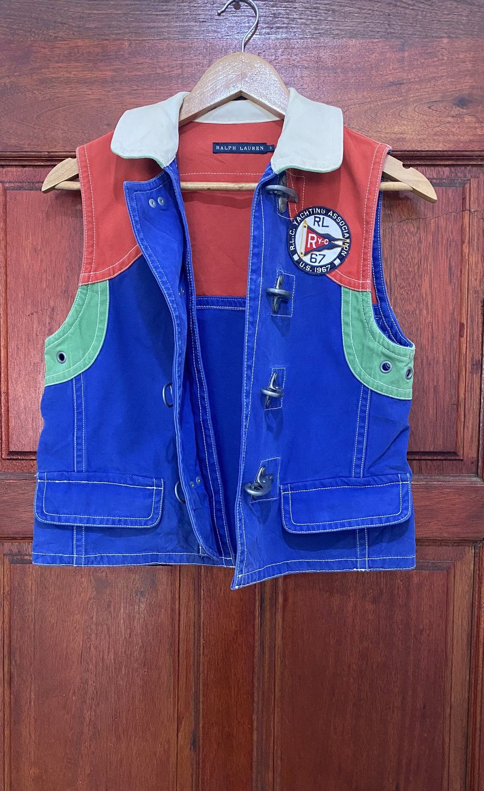 Polo Ralph Lauren Rare Vintage 91 Polo Ralph Lauren Yachting Multicolour Vest Size US S / EU 44-46 / 1 - 3 Thumbnail