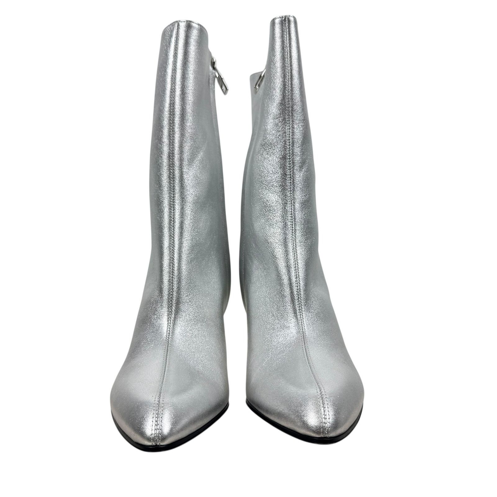 Alexander McQueen New Alexander Mcqueen Armadillo Metallic Leather Ankle Boots Size US 7 / IT 37 - 4 Thumbnail