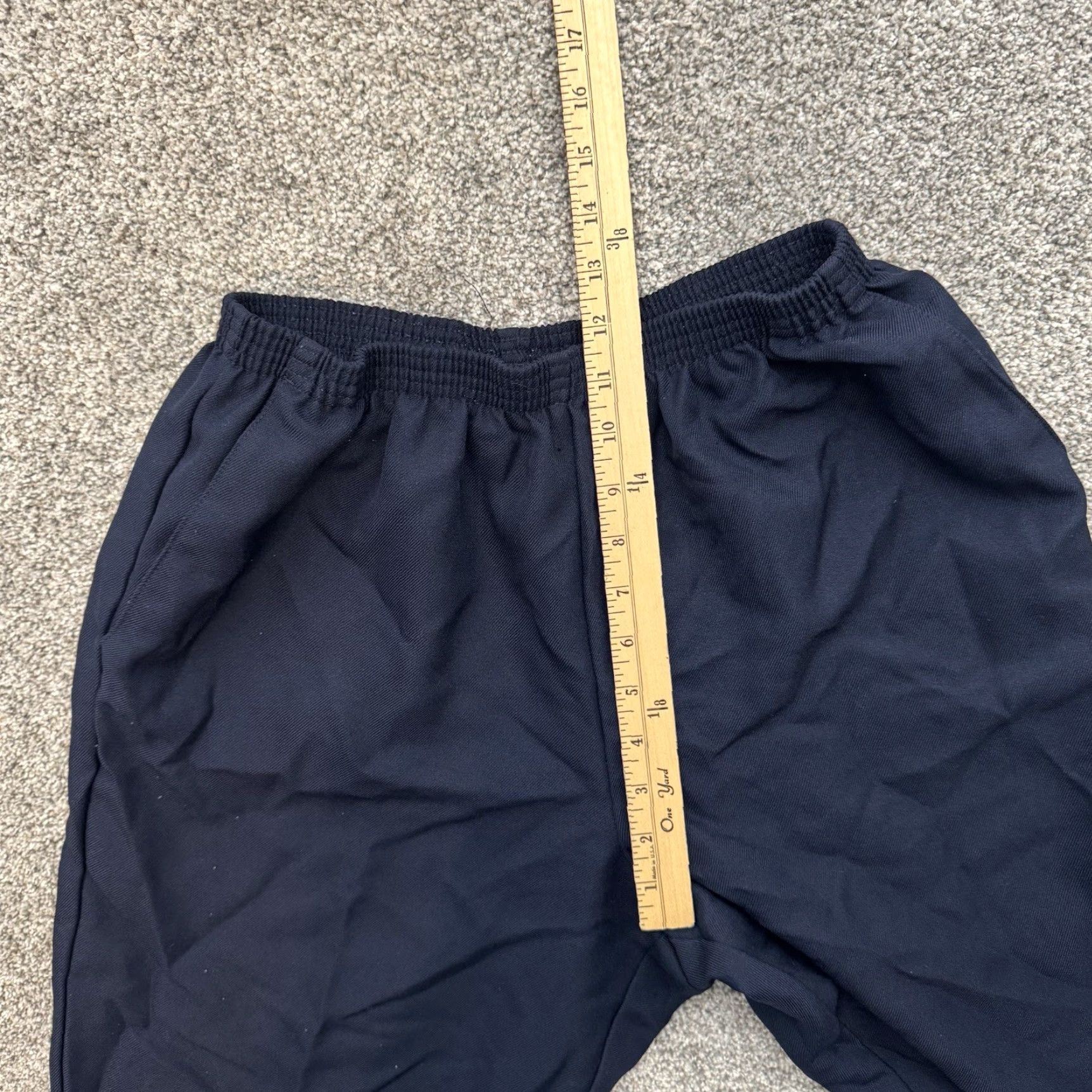 Vintage VINTAGE Alfred Dunner Pants Dress Pants Women 16 Blue Polyester Elastic Waist Pockets 90s Retro Office Ladies Size 38" / US 16 / IT 52 - 4 Thumbnail