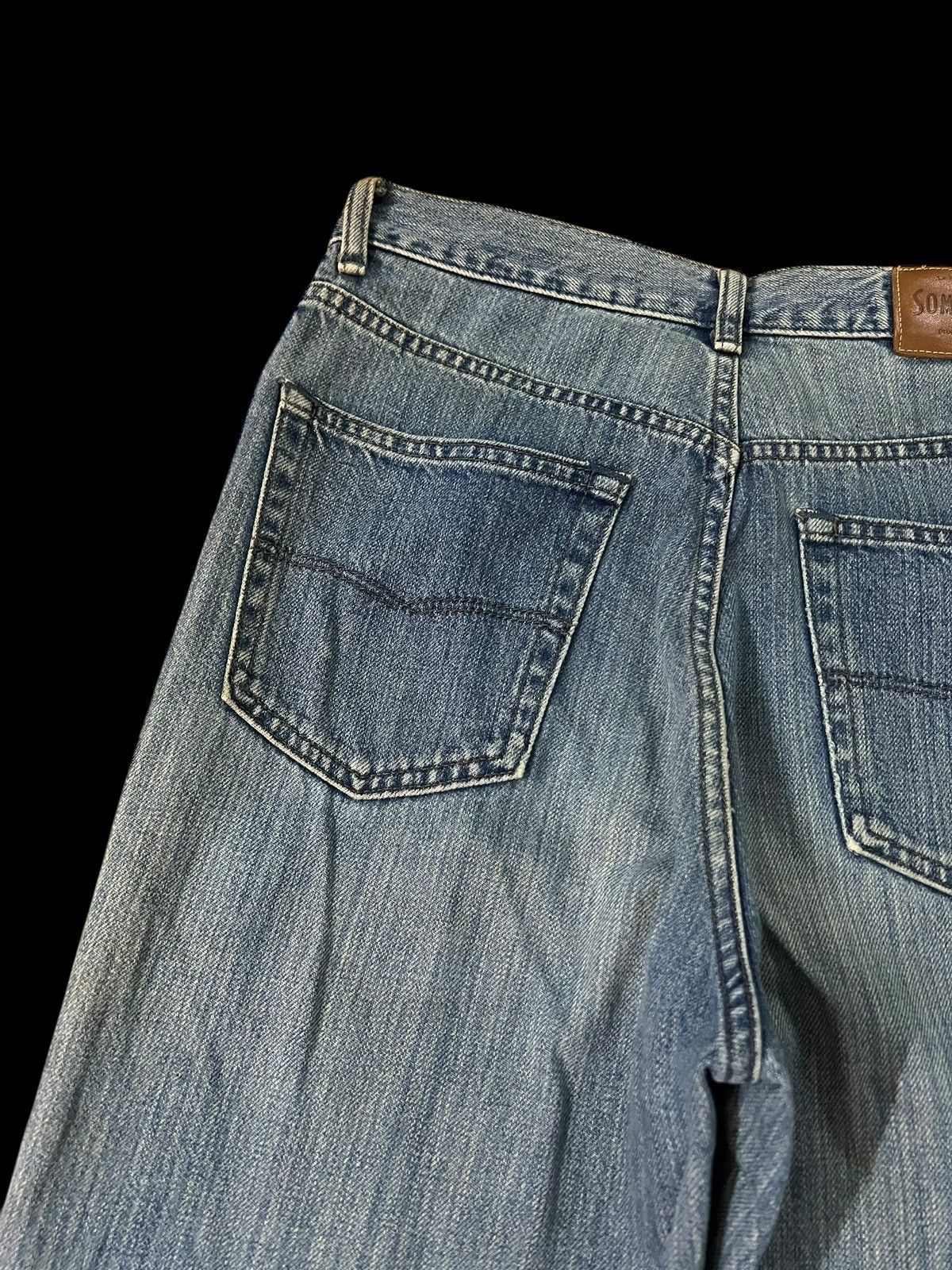 If Six Was Nine Flare Jean Vintage Edwin Something Mud Wash Jean Size US 28 / EU 44 - 14 Thumbnail