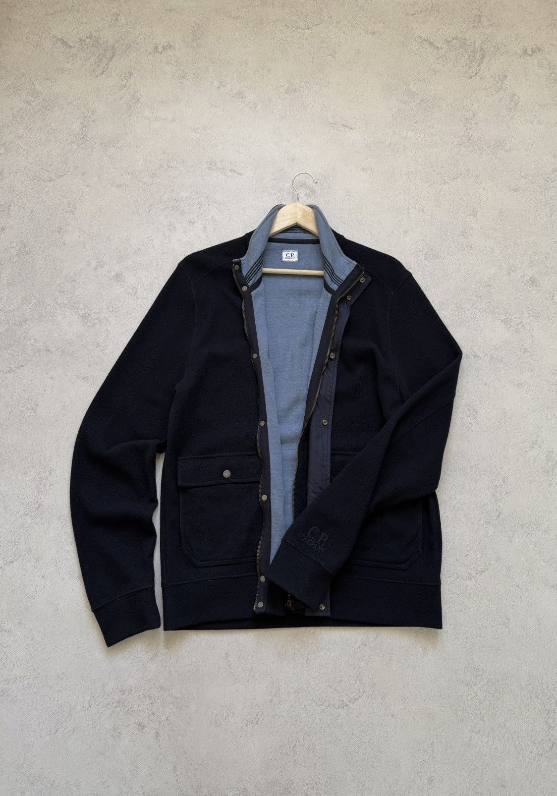 C.P. Company C.P. Company Wool Bomber Jacket Embroidered Logo Size XXL Size US XXL / EU 58 / 5 - 1 Thumbnail