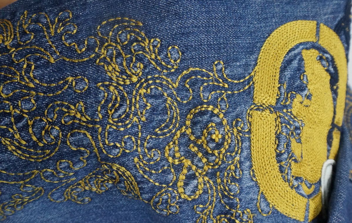 Ecko Unltd. ECKO Unlimited Classic Embroidered Vintage Baggy Jeans Size US 32 / EU 48 - 9 Thumbnail