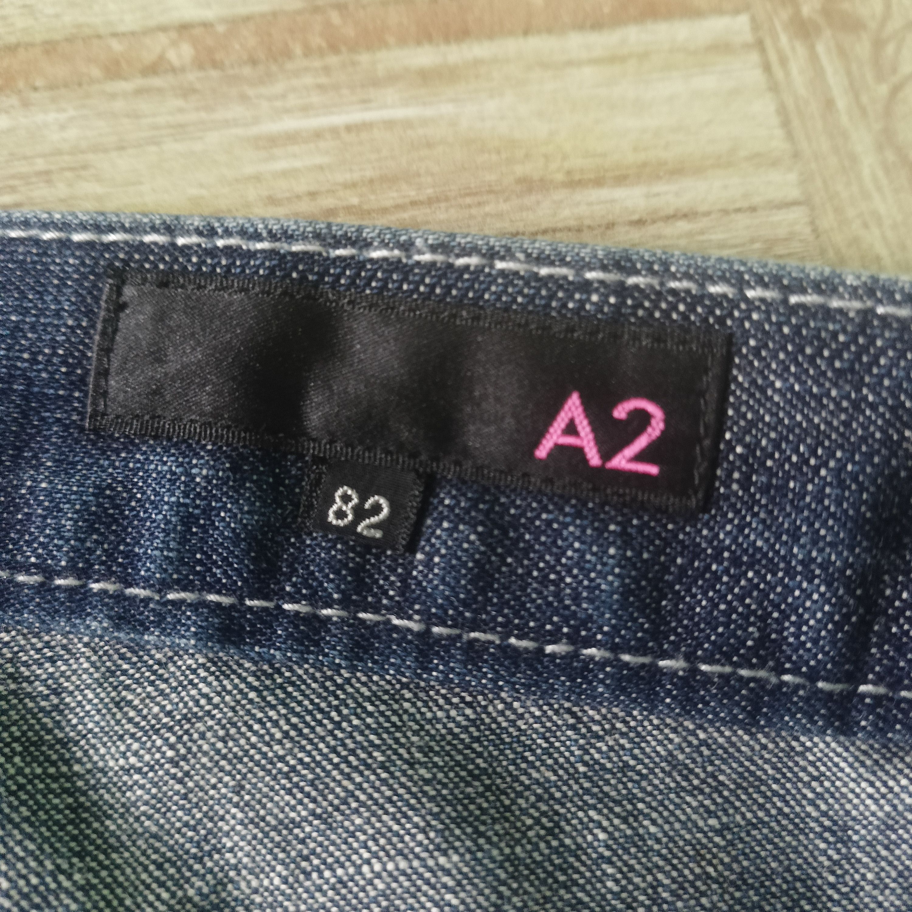 Japanese Brand Rare Embroidery A2 Japanese Design Jeans Size US 32 / EU 48 - 8 Thumbnail