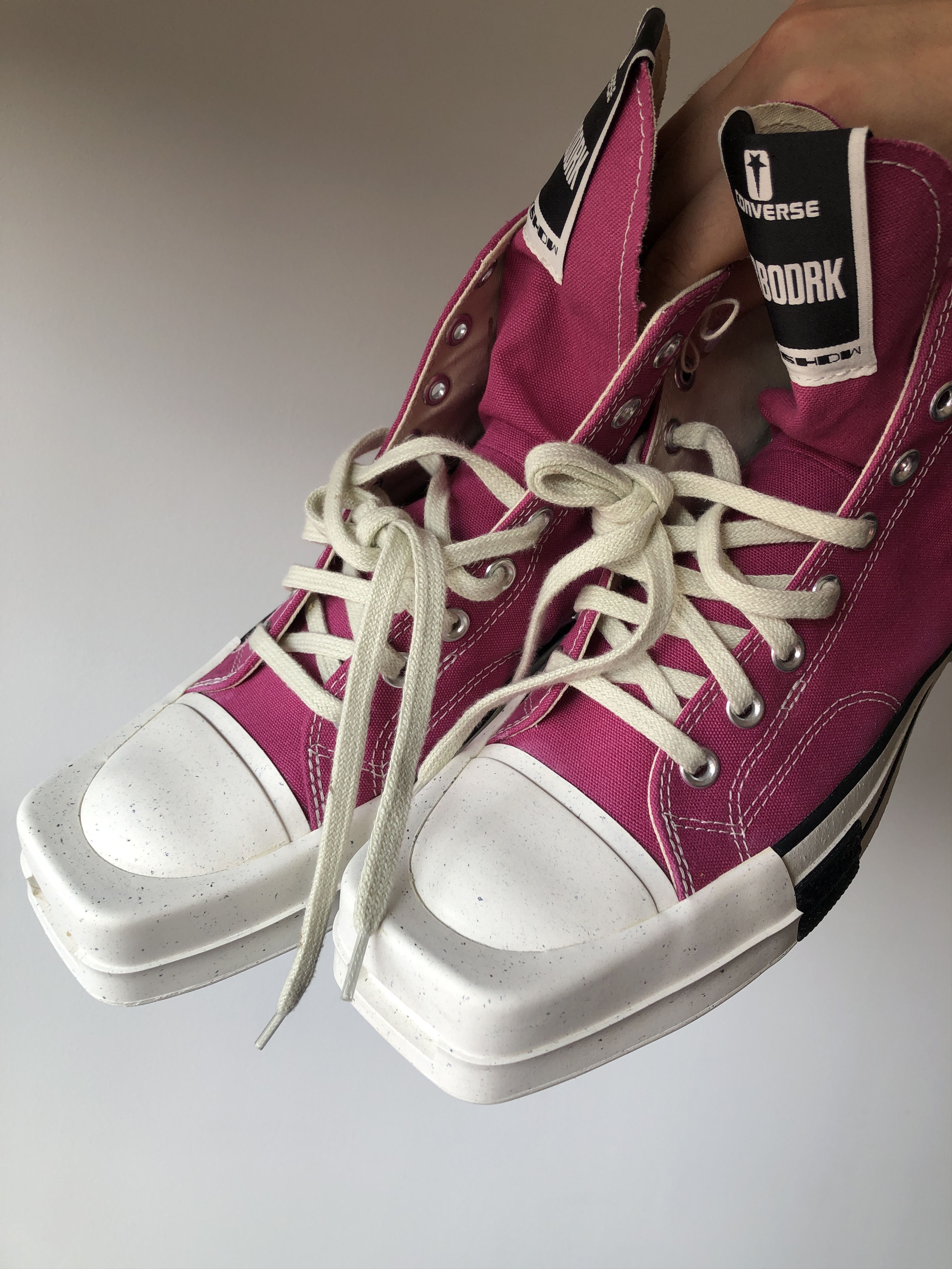 Rick Owens Drkshdw converse x drkshdw turbodrk Size US 10 / EU 43 - 1 Thumbnail
