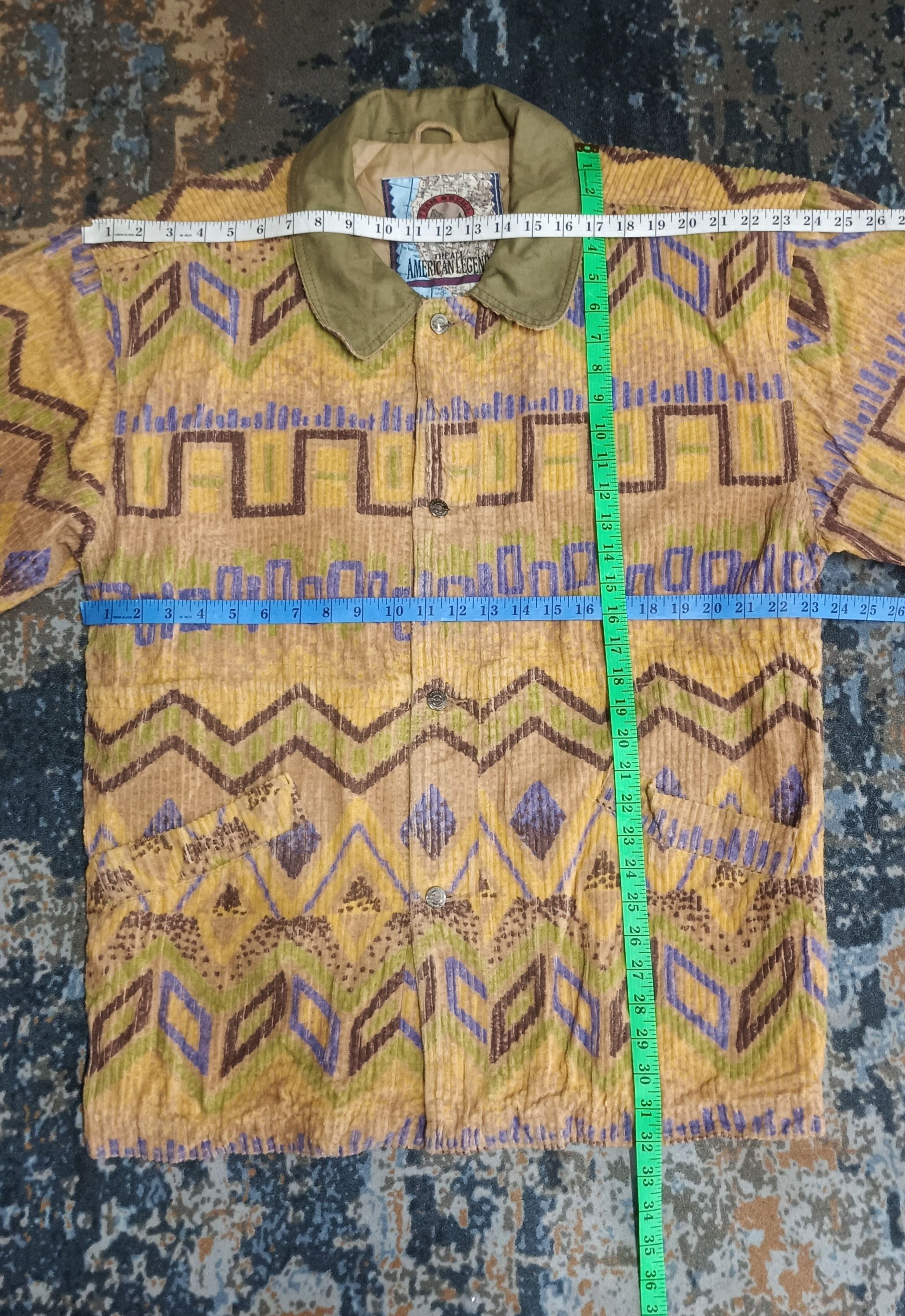 O'Neill Oneil American Lagend Navajo Corduroy Jacket Aztec Size US XL / EU 56 / 4 - 16 Thumbnail