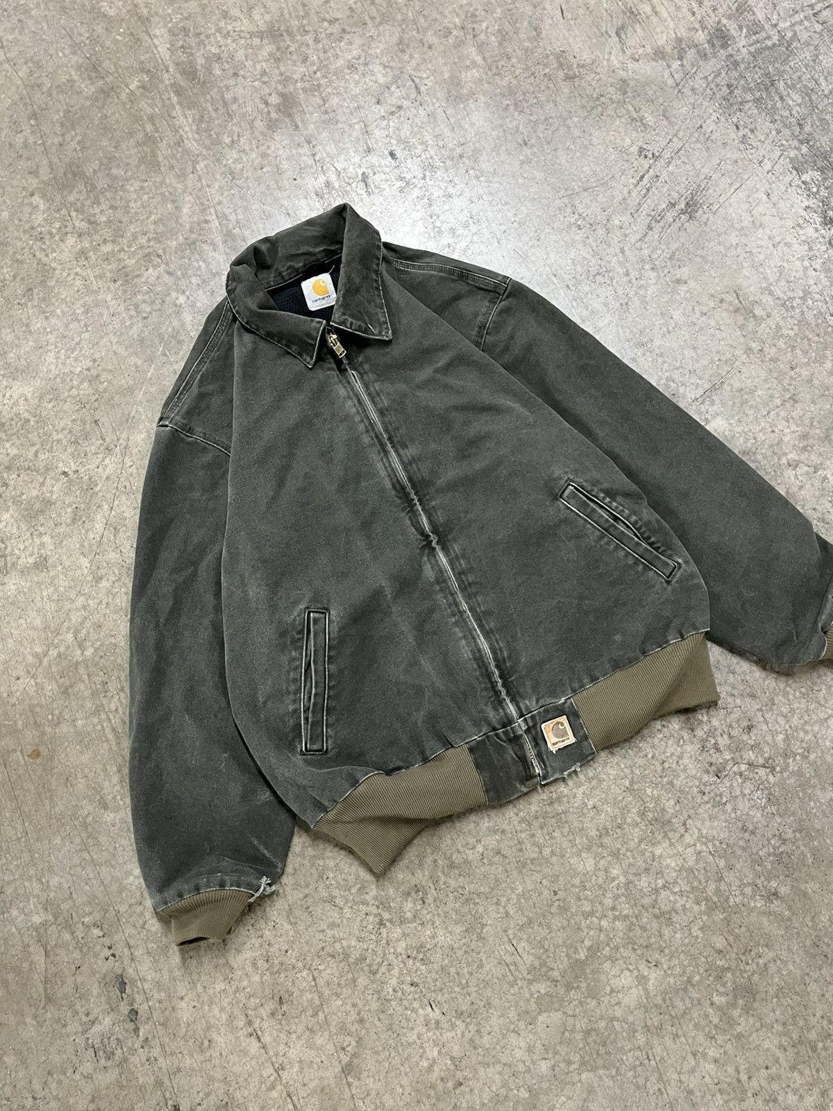 Carhartt × Vintage Carhartt Santa Fe forest green earth tone distressed Size US XL / EU 56 / 4 - 4 Thumbnail