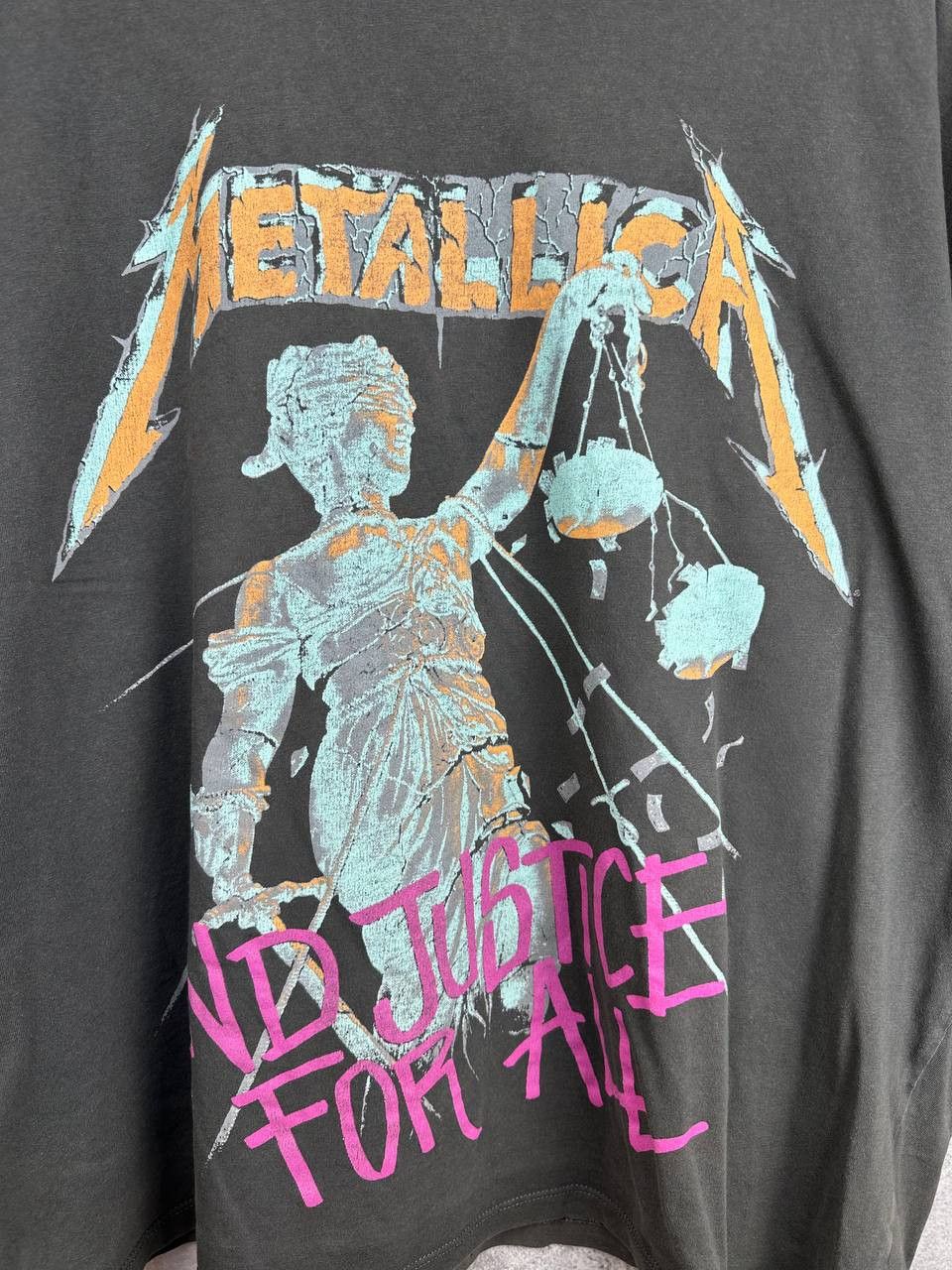 Metallica VTG Metallica "And Justice For All" T-Shirt 90s Style Band Size US L / EU 52-54 / 3 - 7 Thumbnail