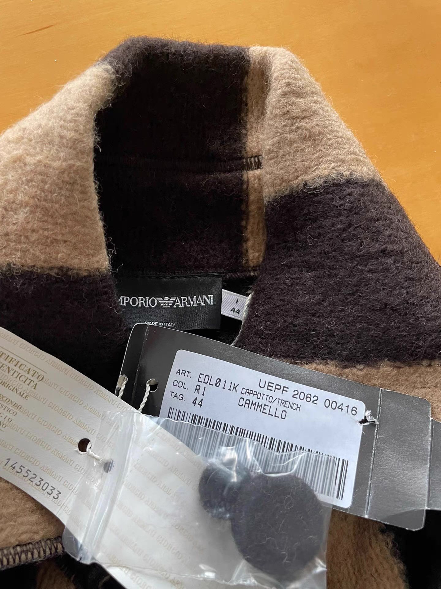 Emporio Armani Emporio Armani Women's Knit Trench Coat Ｑ21 Size XL / US 12-14 / IT 48-50 - 6 Thumbnail