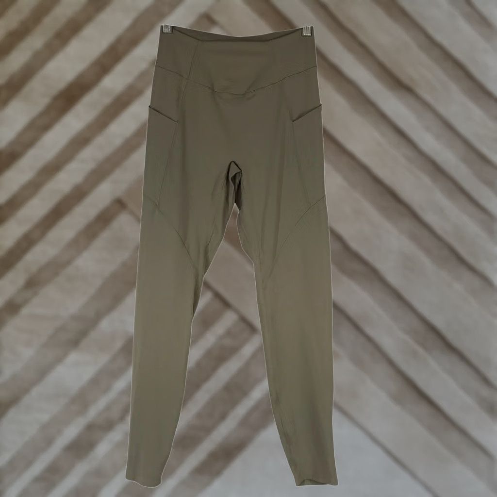 Gymshark WHITNEY SIMMONS GYMSHARK WOMEN'S XXS/XS BEIGE STASH POCKETS LEGGINGS PANTS Size 24" / US 00 / IT 34 - 1 Thumbnail
