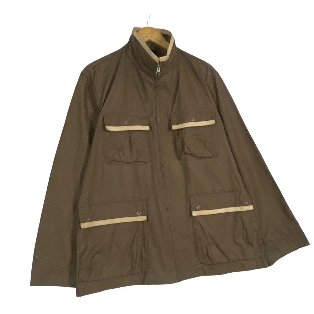 Japanese Brand Mother Hai water mark multi pocket zipper jacket Size US L / EU 52-54 / 3 - 3 Thumbnail