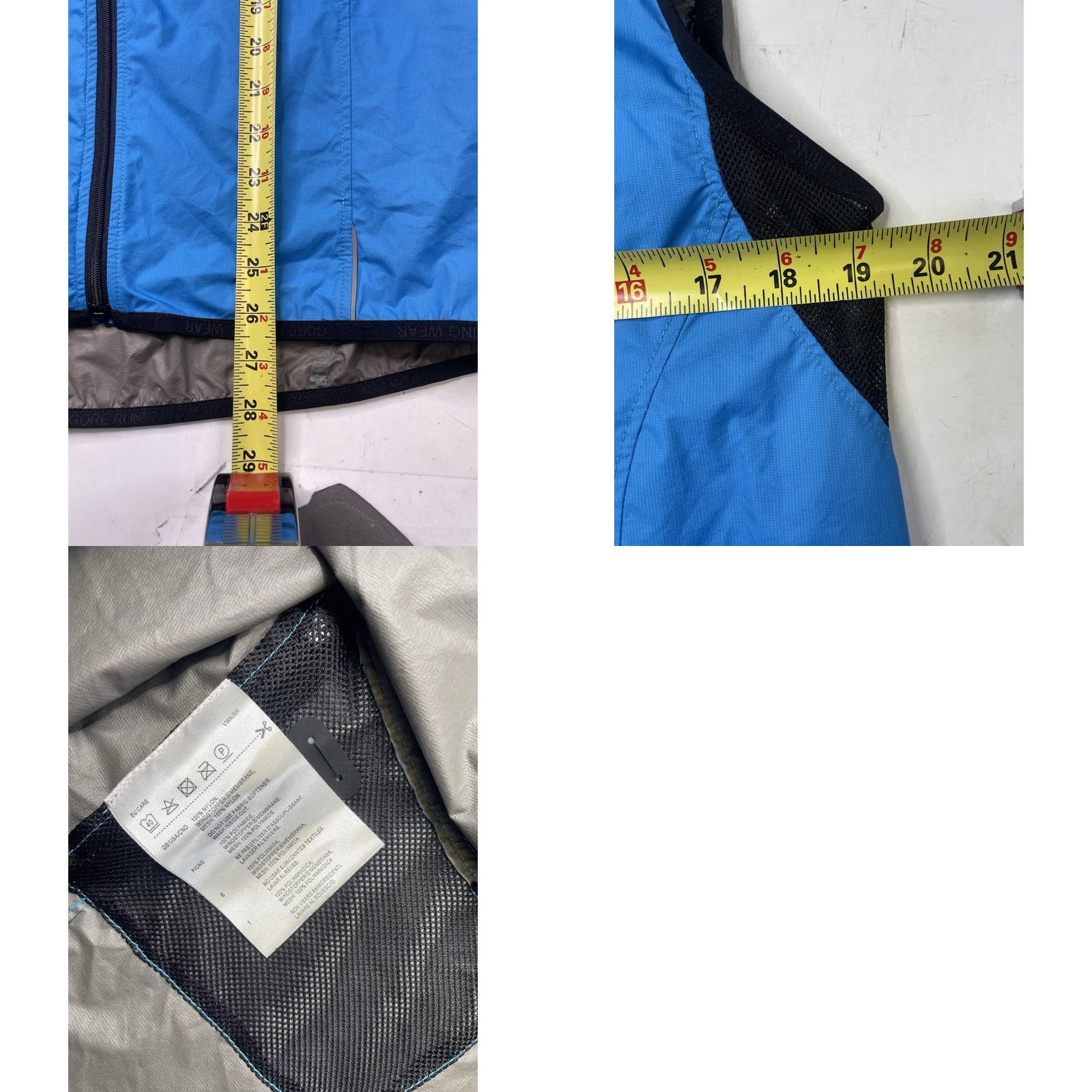 Vintage GORE RUNNING WEAR Windstopper Active Shell Vest Run Blue L Adults Unisex NWT Size US L / EU 52-54 / 3 - 8 Thumbnail