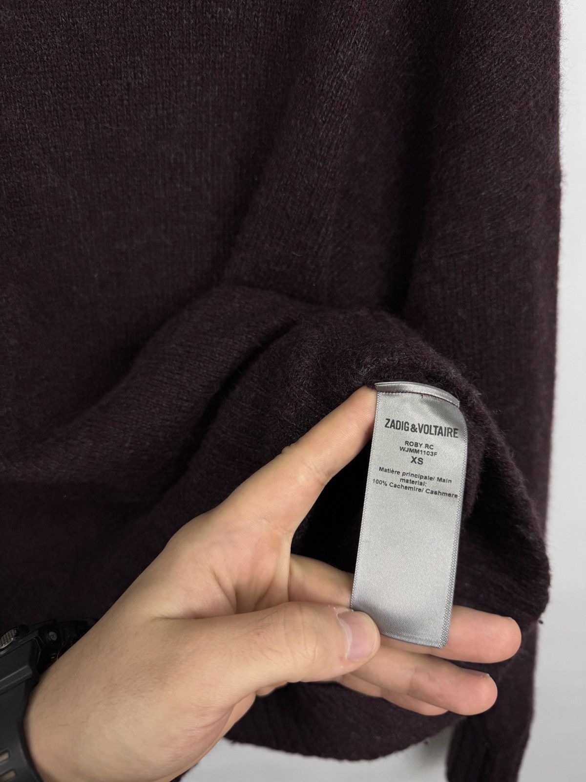 Zadig & Voltaire 🇮🇹 Y2K Zadig & Voltaire 100% Cashmere Sweater Made in Italy Size XS / US 0-2 / IT 36-38 - 6 Thumbnail