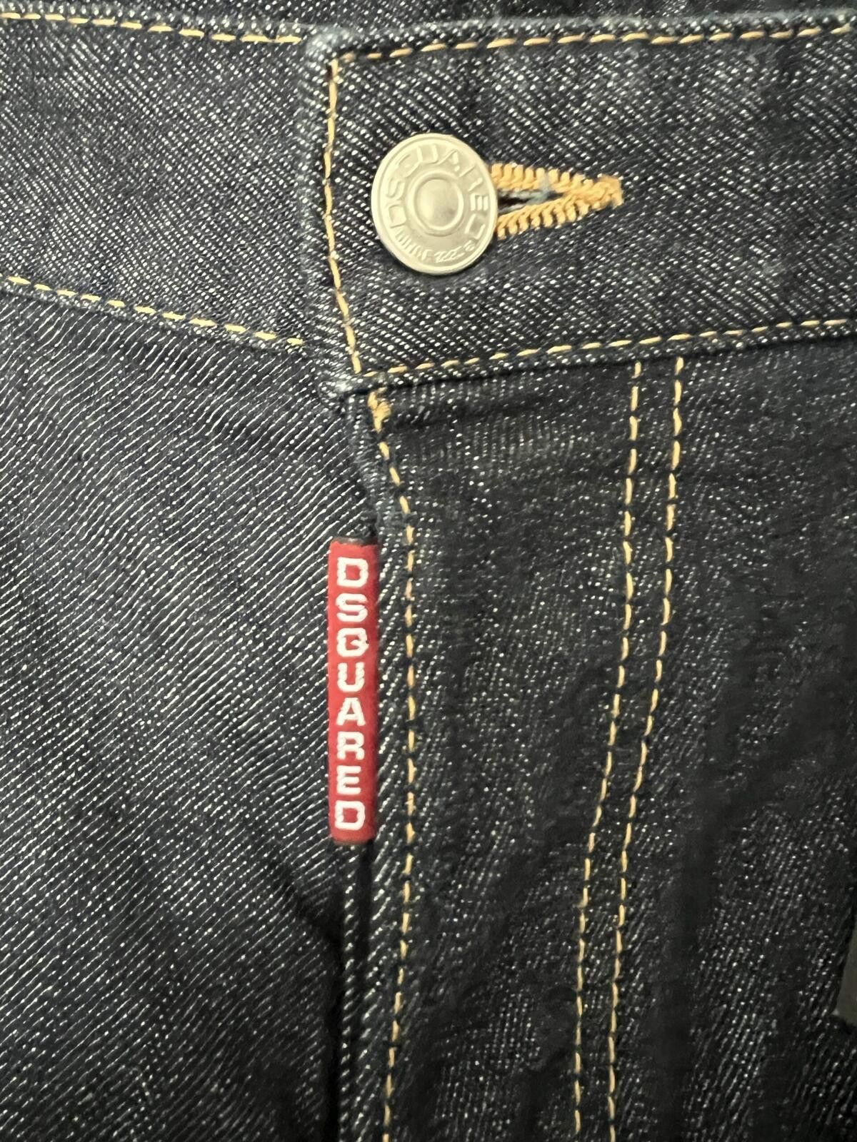 Dsquared2 Dsquared2 Men's Dark Blue Cool Guy Logo Chain Jeans sz 42 Size US 42 / EU 58 - 7 Thumbnail