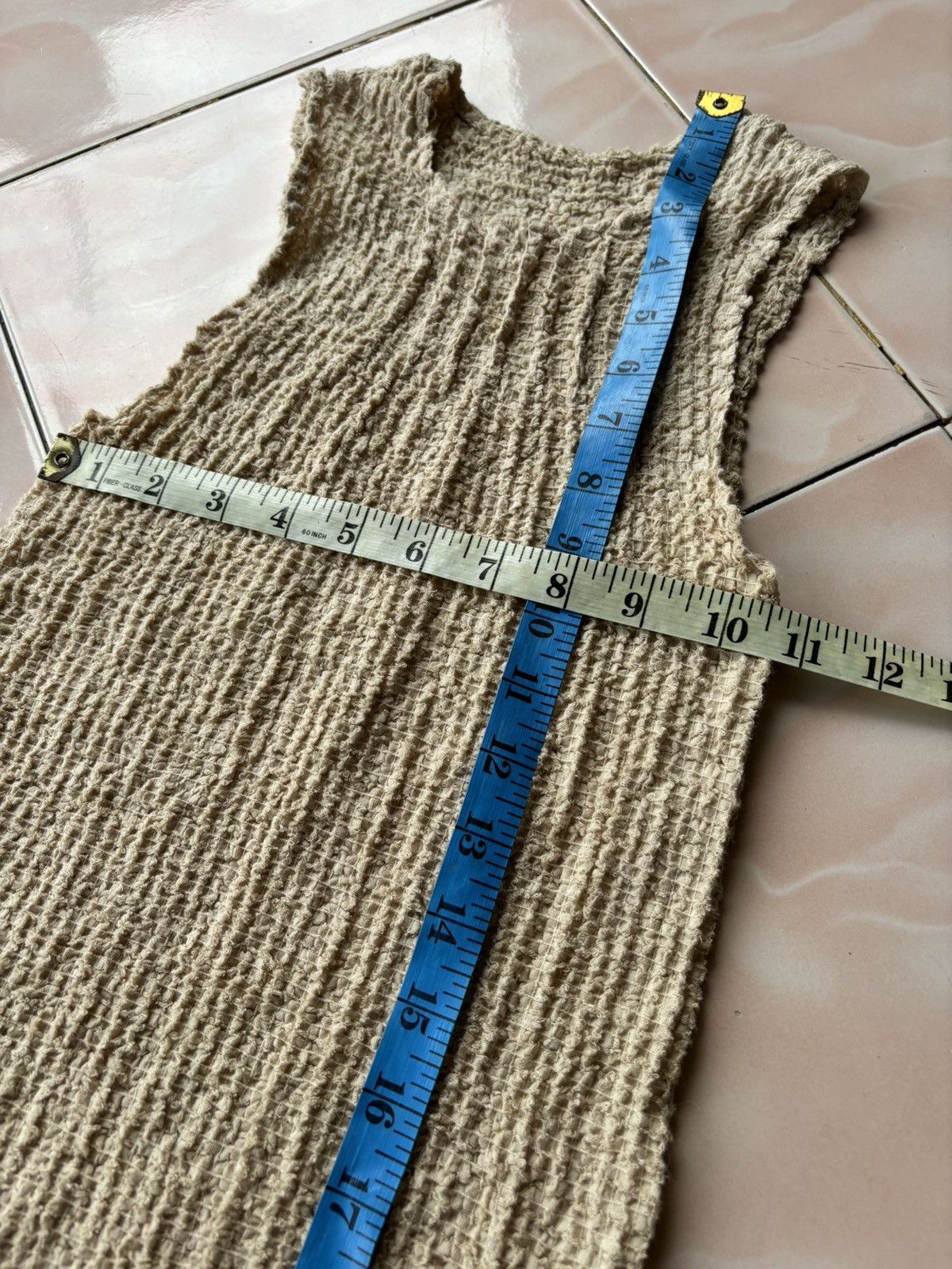 Issey Miyake Plantation Strechable Pleated Bodycon Tank Top Size M / US 6-8 / IT 42-44 - 11 Thumbnail
