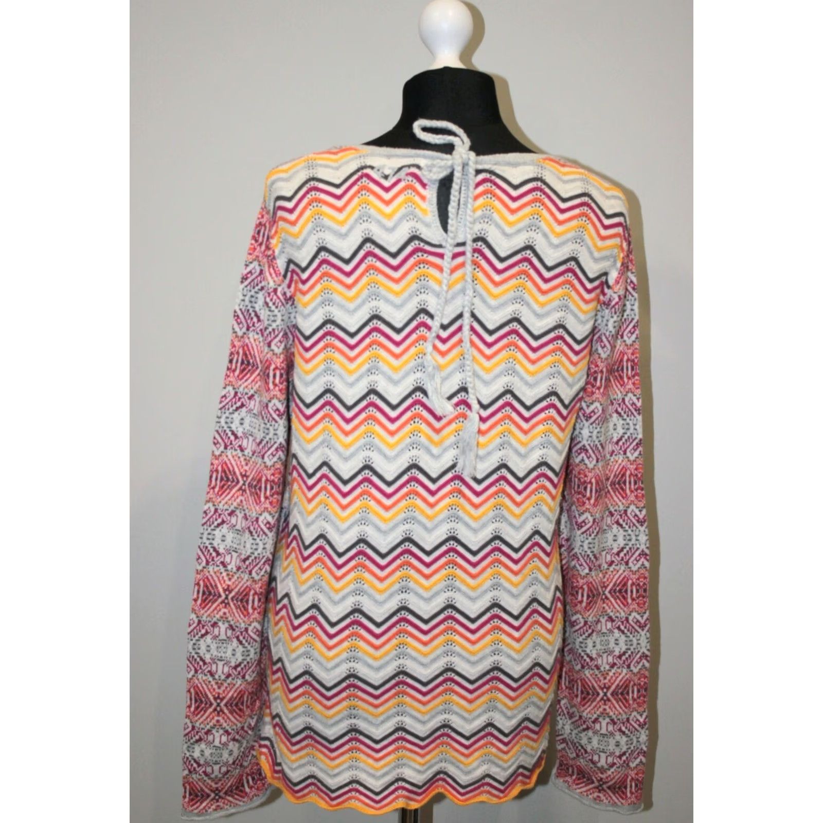 Vintage Odd Molly 474 Womens Jumper Pullover Crew Neck Multicoloured Size 4 XL Knitwear Womens Size S / US 4 / IT 40 - 3 Thumbnail