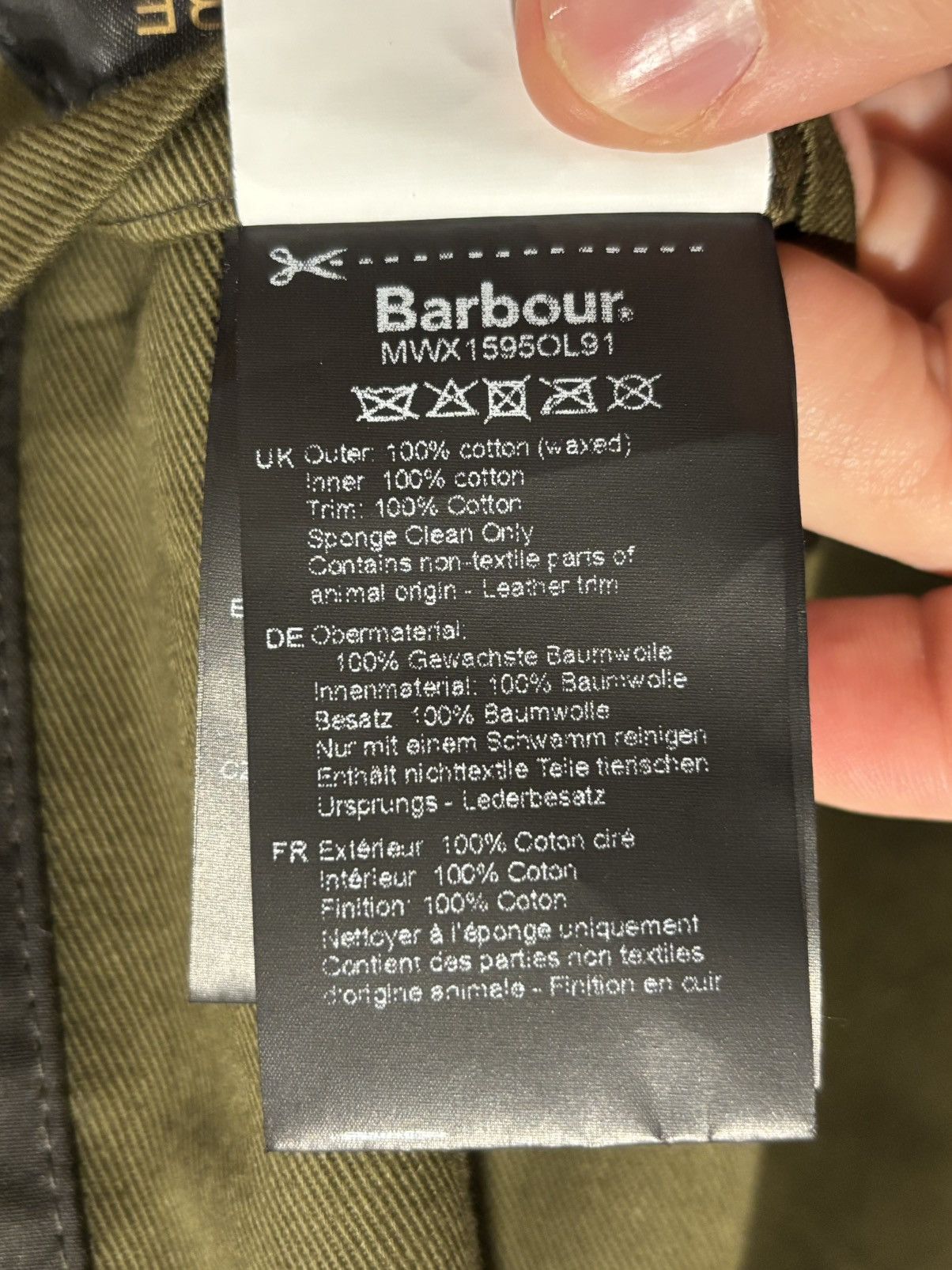 Barbour × Engineered Garments NOS Barbour x Engineered Garments Upland Wax Jacket L Olive Size US L / EU 52-54 / 3 - 15 Thumbnail