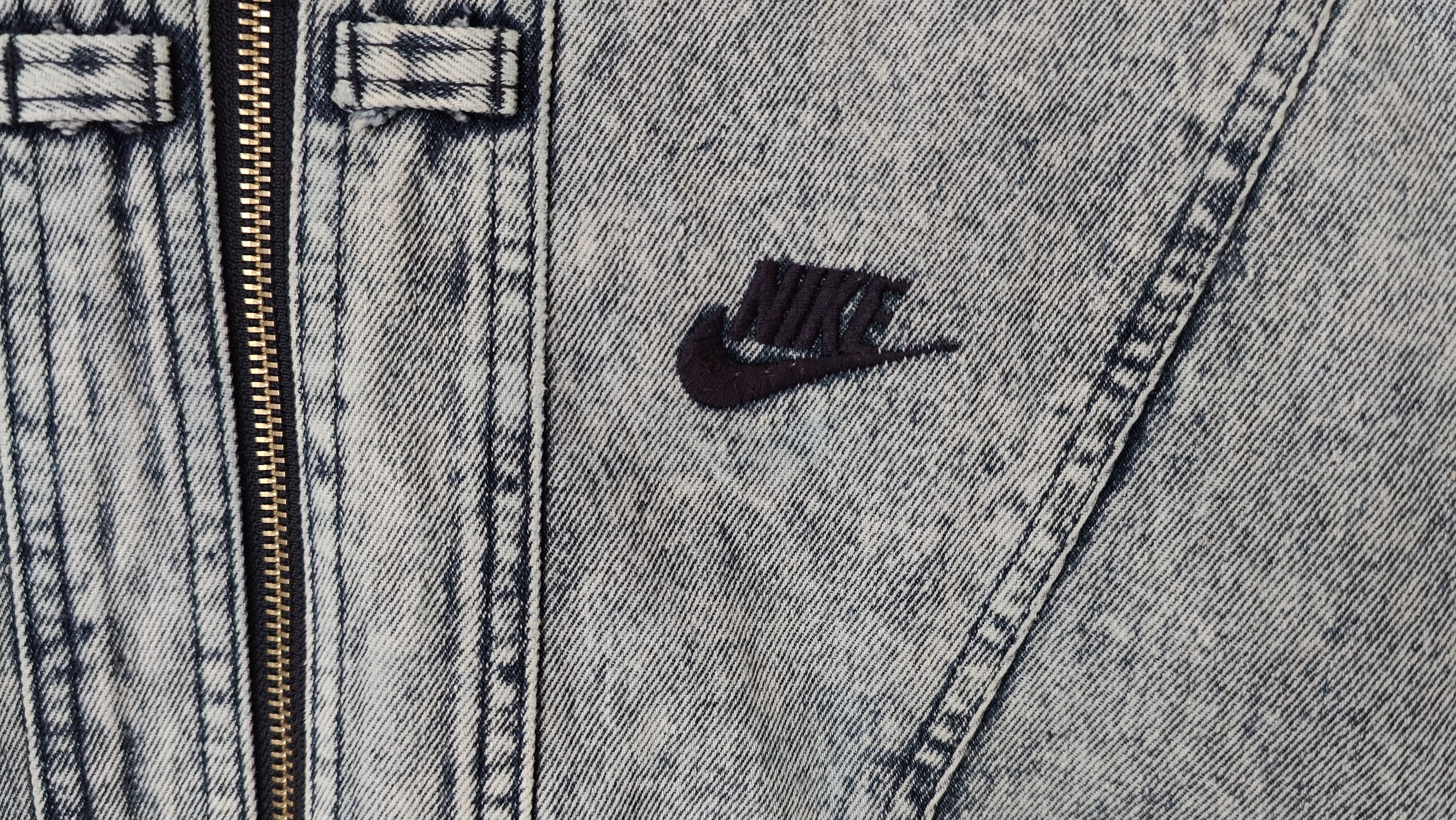 Nike RARE Nike Challenge Court Andre Agassi Vintage Denim Jacket Size US S / EU 44-46 / 1 - 5 Thumbnail