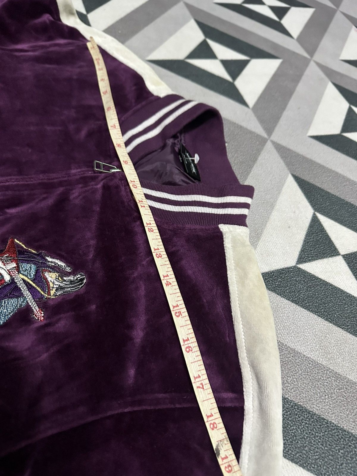 Japanese Brand Definite flance velvet sukajan Size US M / EU 48-50 / 2 - 13 Thumbnail