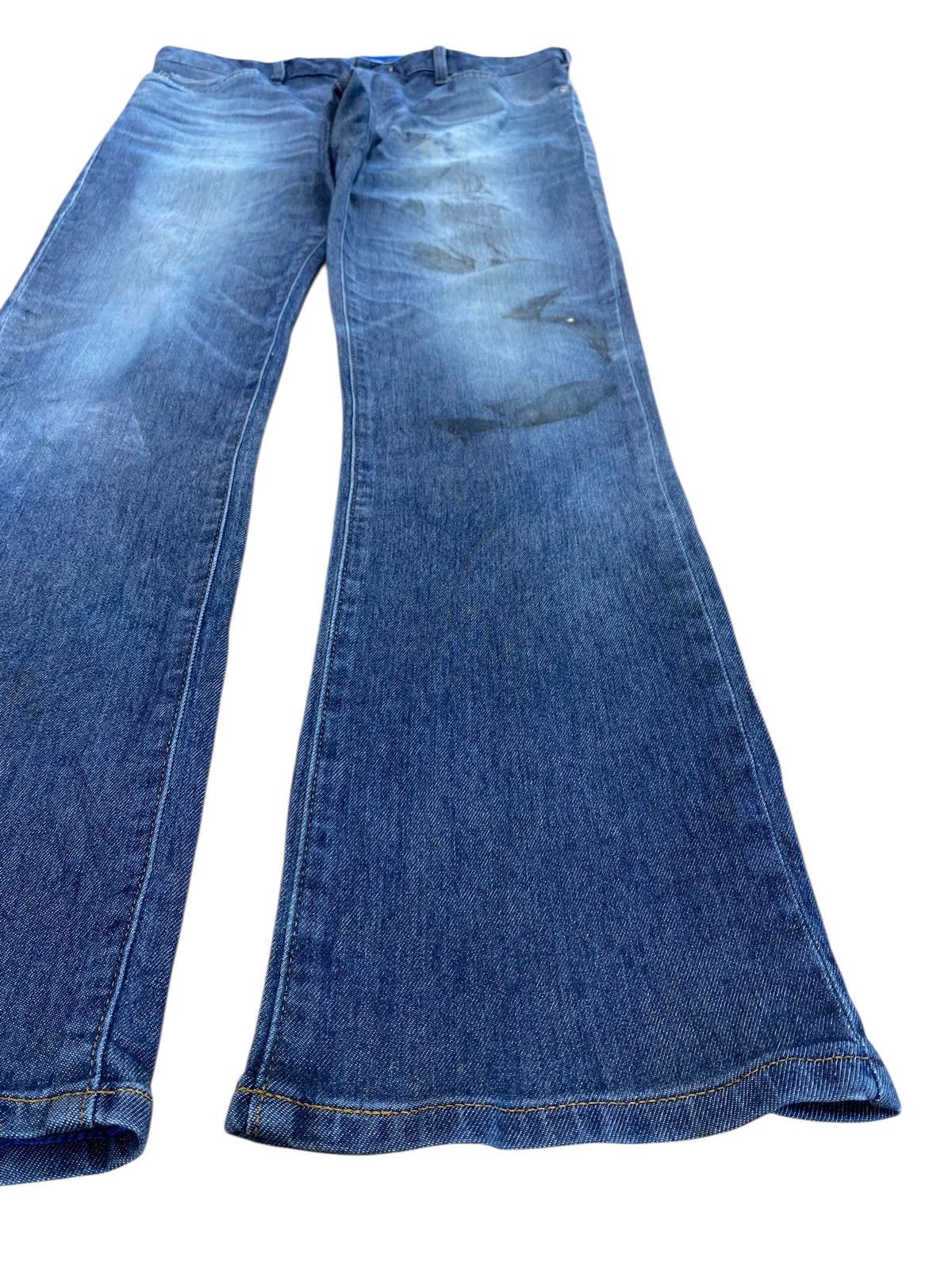 Edwin Edwin Faded Wash Whiskers Style Bootcut Soft Jeans Size US 34 / EU 50 - 8 Thumbnail