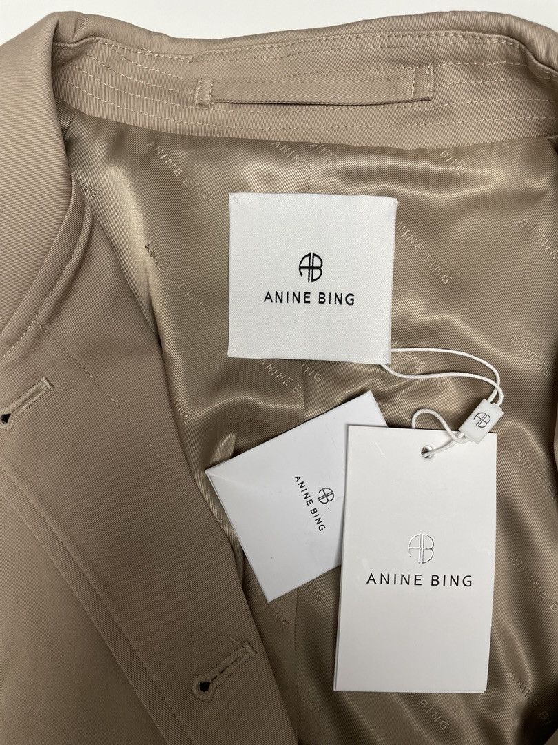 Anine Bing ANINE BING Womens Randy Maxi Trench Coat Size XS / US 0-2 / IT 36-38 - 3 Thumbnail