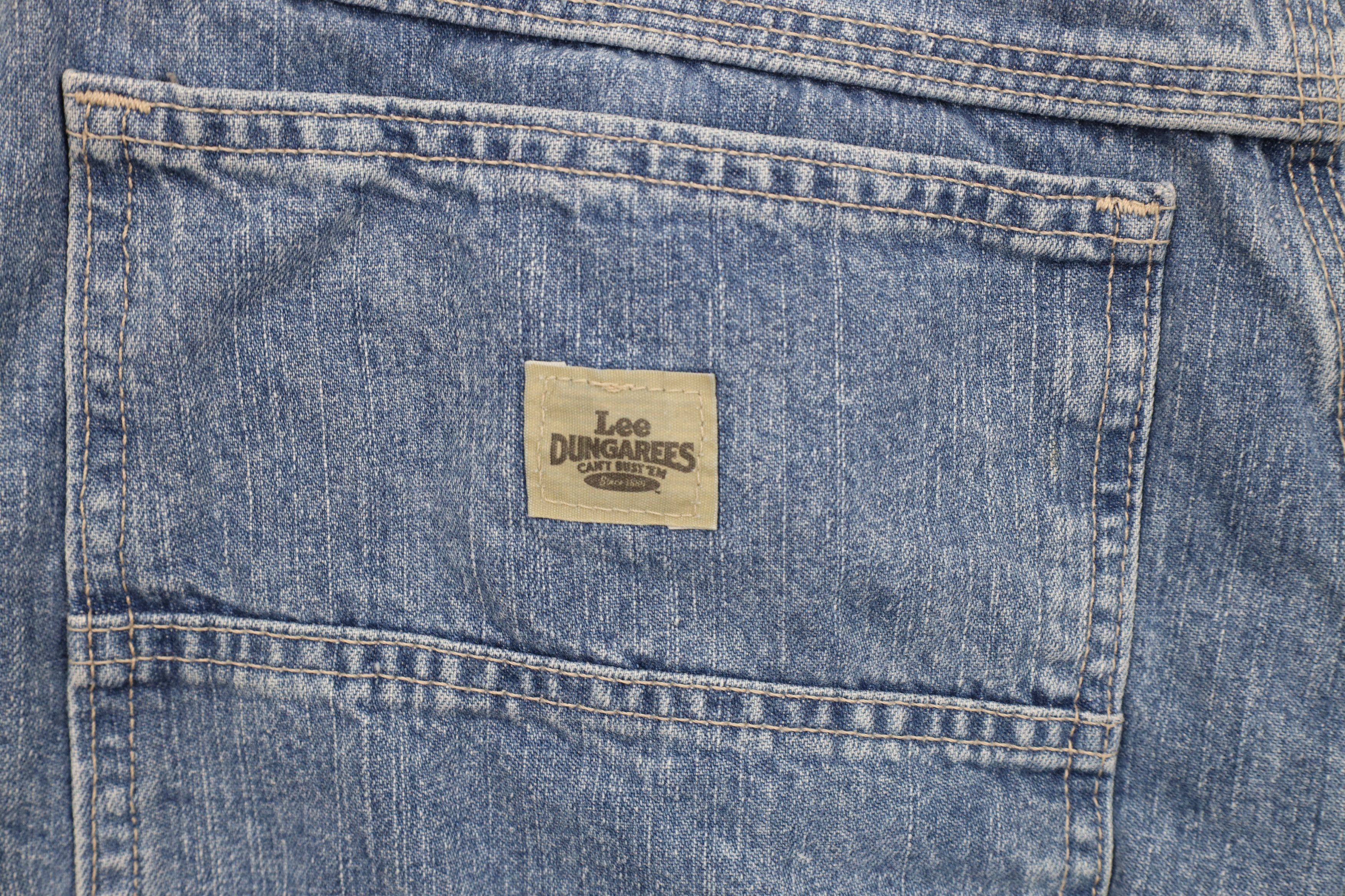 Lee × Vintage Vintage Y2K Lee Wide Leg Carpenter Denim Jeans Blue Size US 36 / EU 52 - 14 Thumbnail