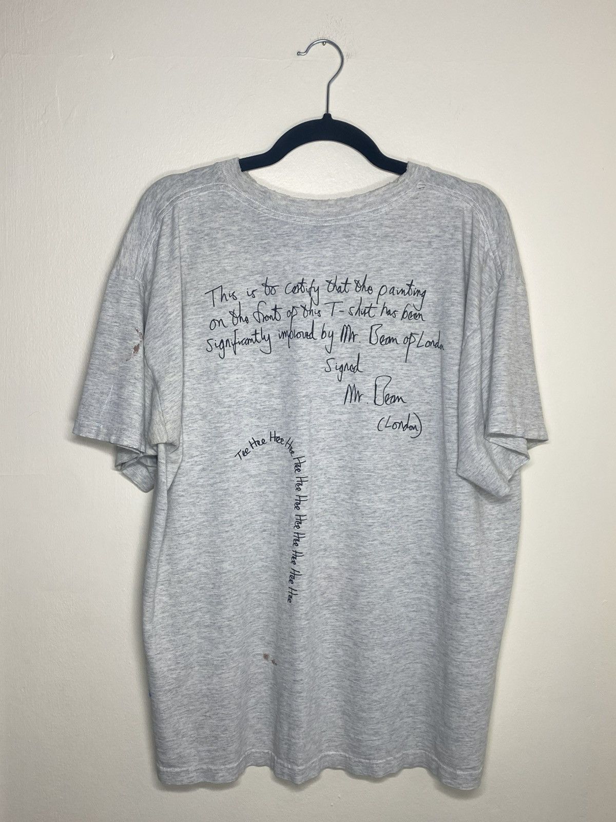 Other 1990’s Mr Bean Mona Lisa Art Movie Promo Shirt Size X-Large Size US XL / EU 56 / 4 - 2 Thumbnail
