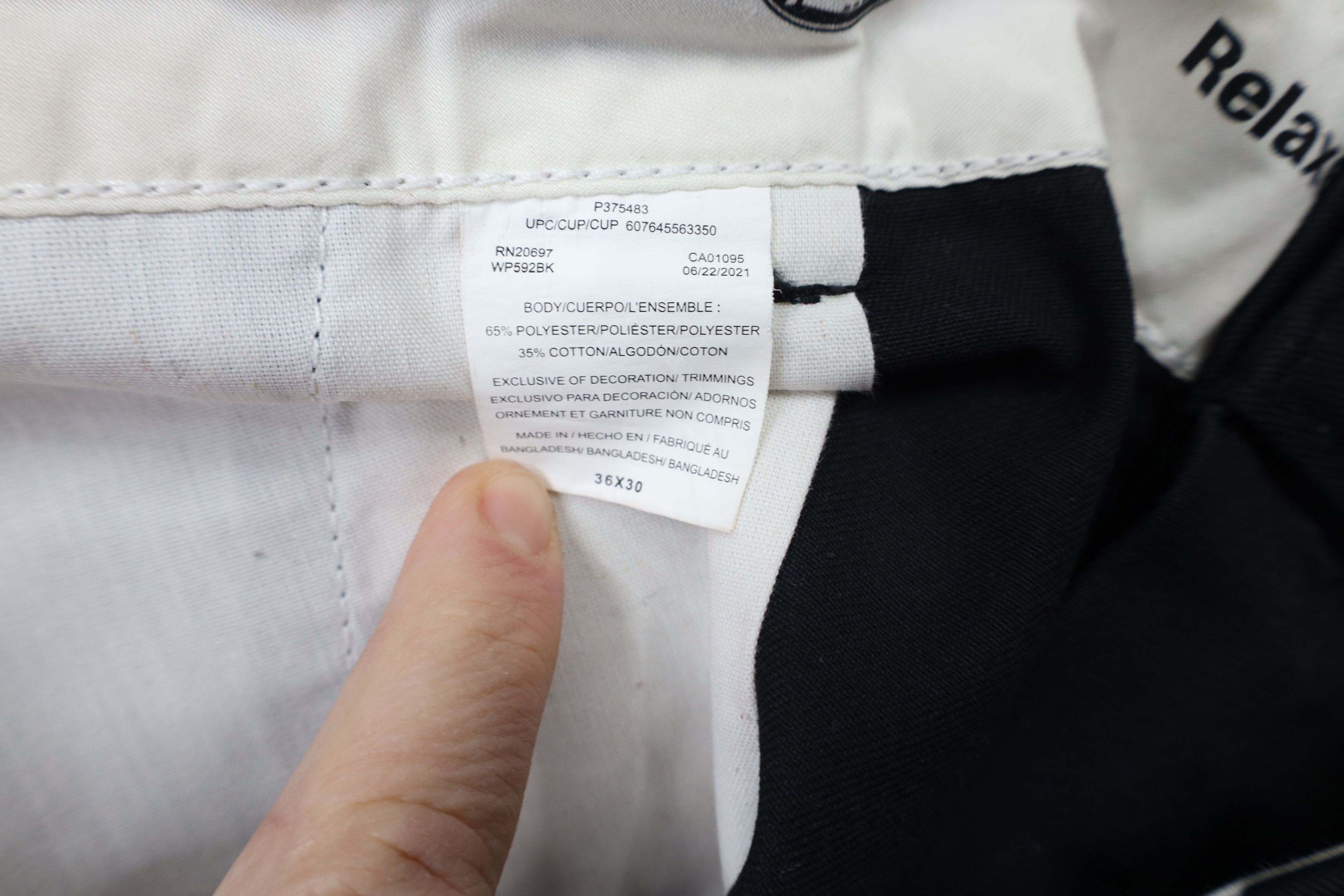 Dickies × Vintage Vintage Y2K Dickies Straight Wide Leg Cargo Pants Black Size US 36 / EU 52 - 8 Thumbnail
