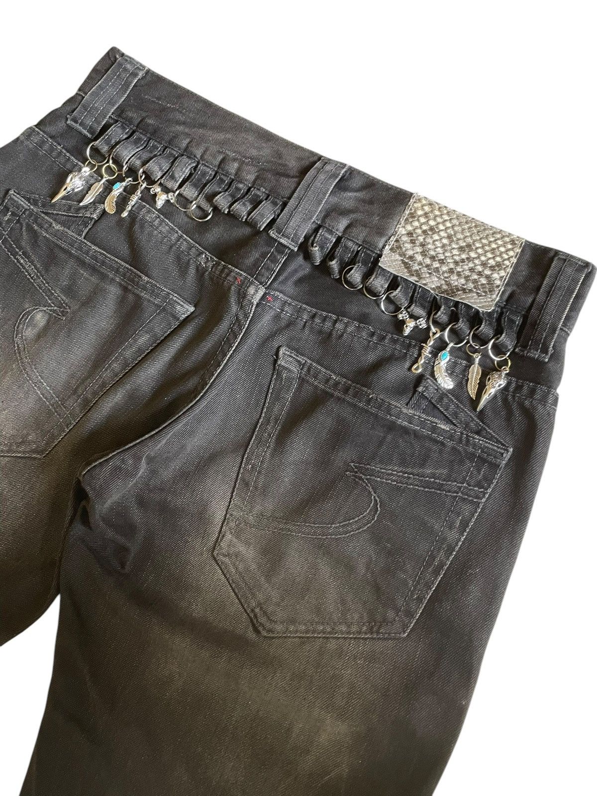 Japanese Brand × Le Grande Bleu (L.G.B.) × semanticdesign SEMANTIC DESIGN Pierced & Charms Goth Claw Mark Jeans Size US 30 / EU 46 - 15 Thumbnail