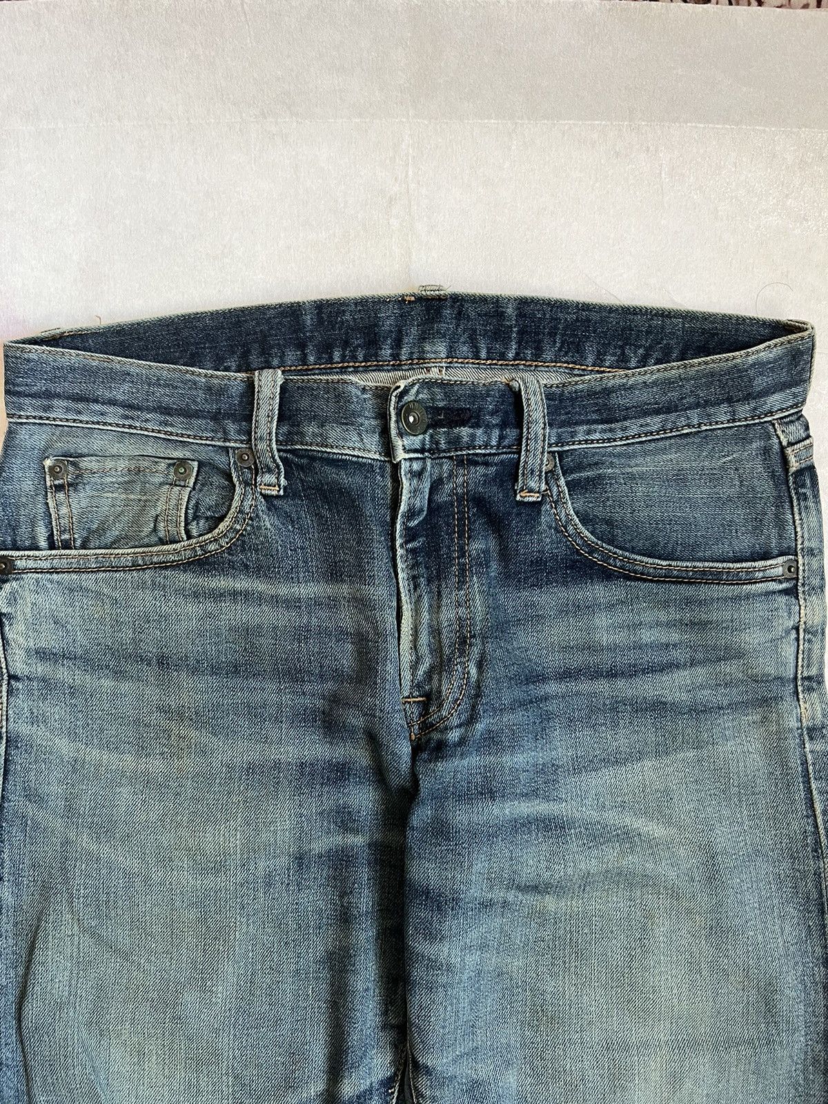 Uniqlo Uniqlo Selvedge Denim Distressed Slim Fit Size US 32 / EU 48 - 6 Thumbnail
