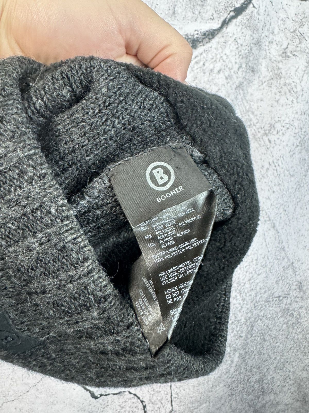 Bogner Bogner Designer Wool Alpaca beanie hat Size ONE SIZE - 3 Thumbnail