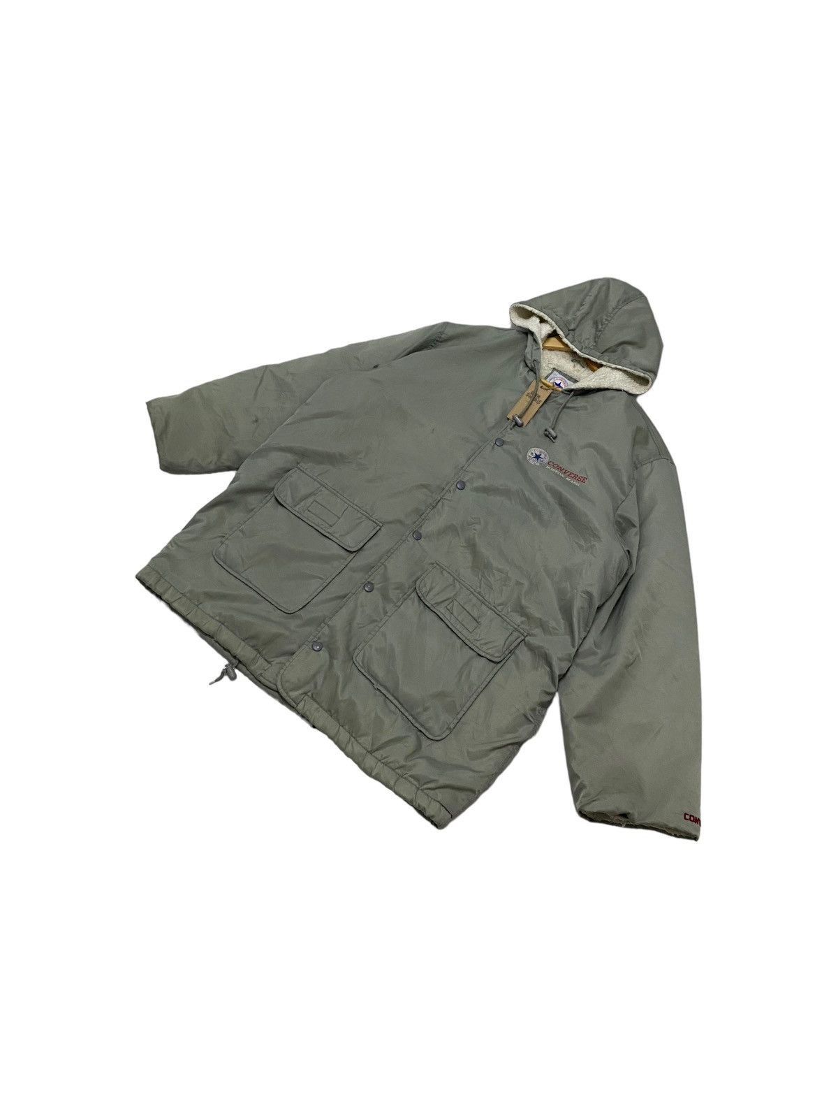 Converse × Vintage Vintage Converse All Star Parka Jacket Size US XL / EU 56 / 4 - 5 Thumbnail