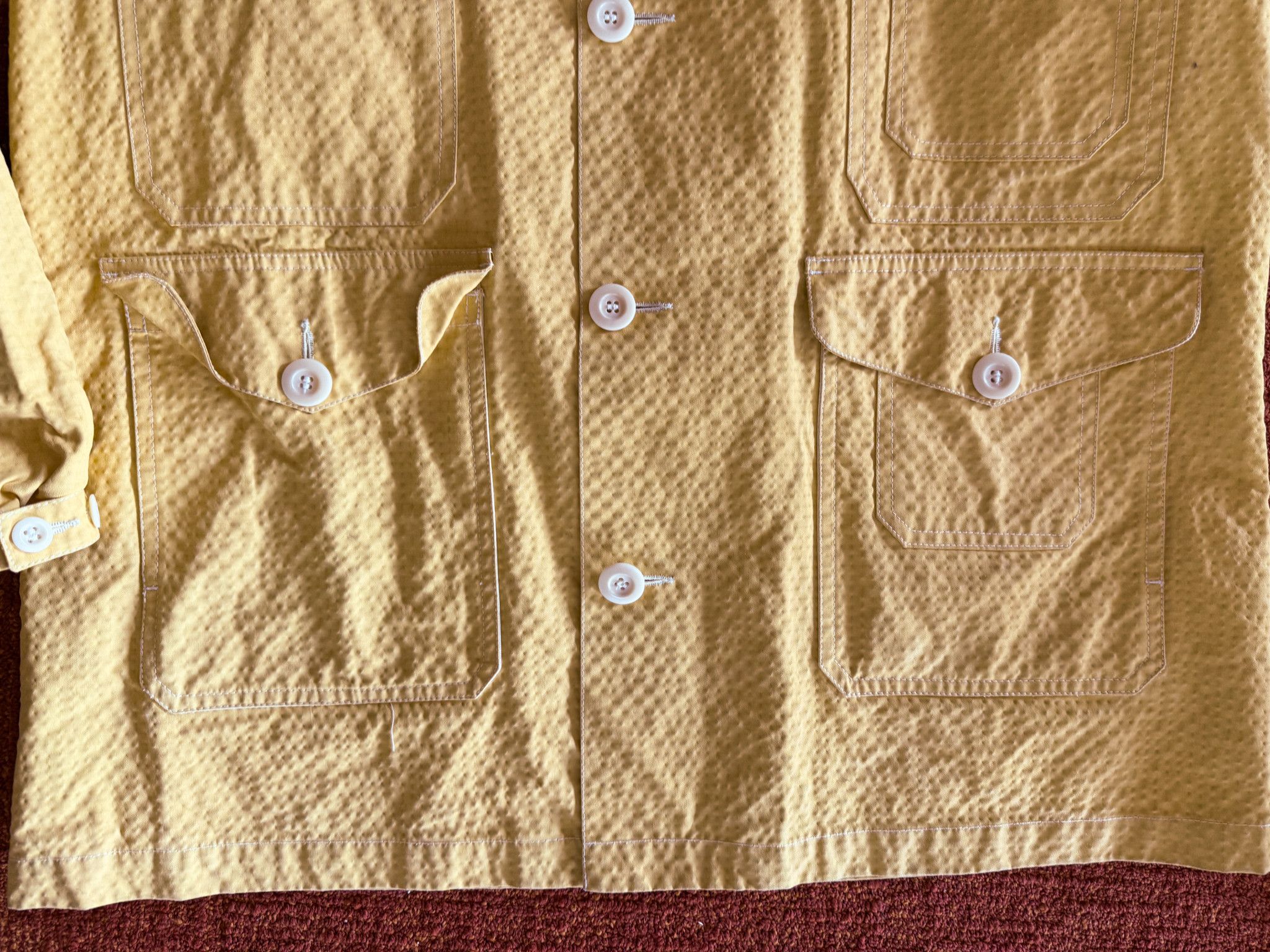 Nigel Cabourn Nigel Cabourn Cameraman Jacket Yellow sz. Size US L / EU 52-54 / 3 - 3 Thumbnail
