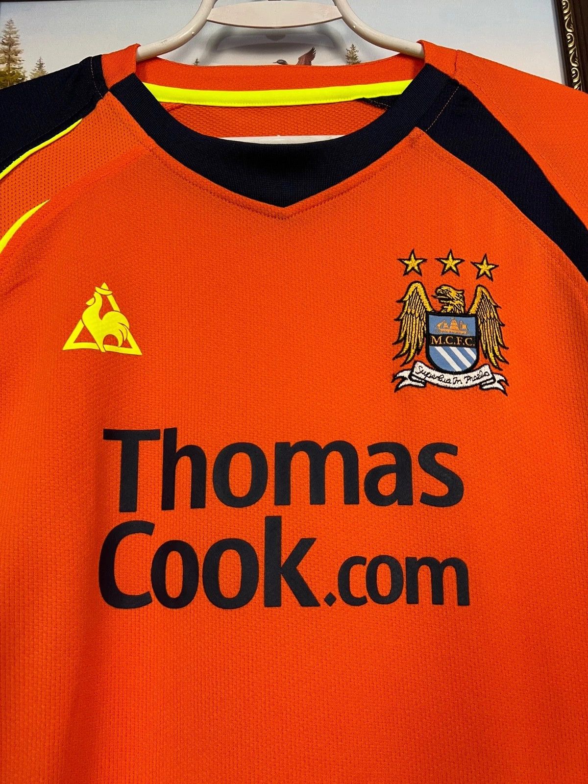 Vintage Manchester City football shirt Soccer #8 Wright Phillips Size US L / EU 52-54 / 3 - 5 Thumbnail
