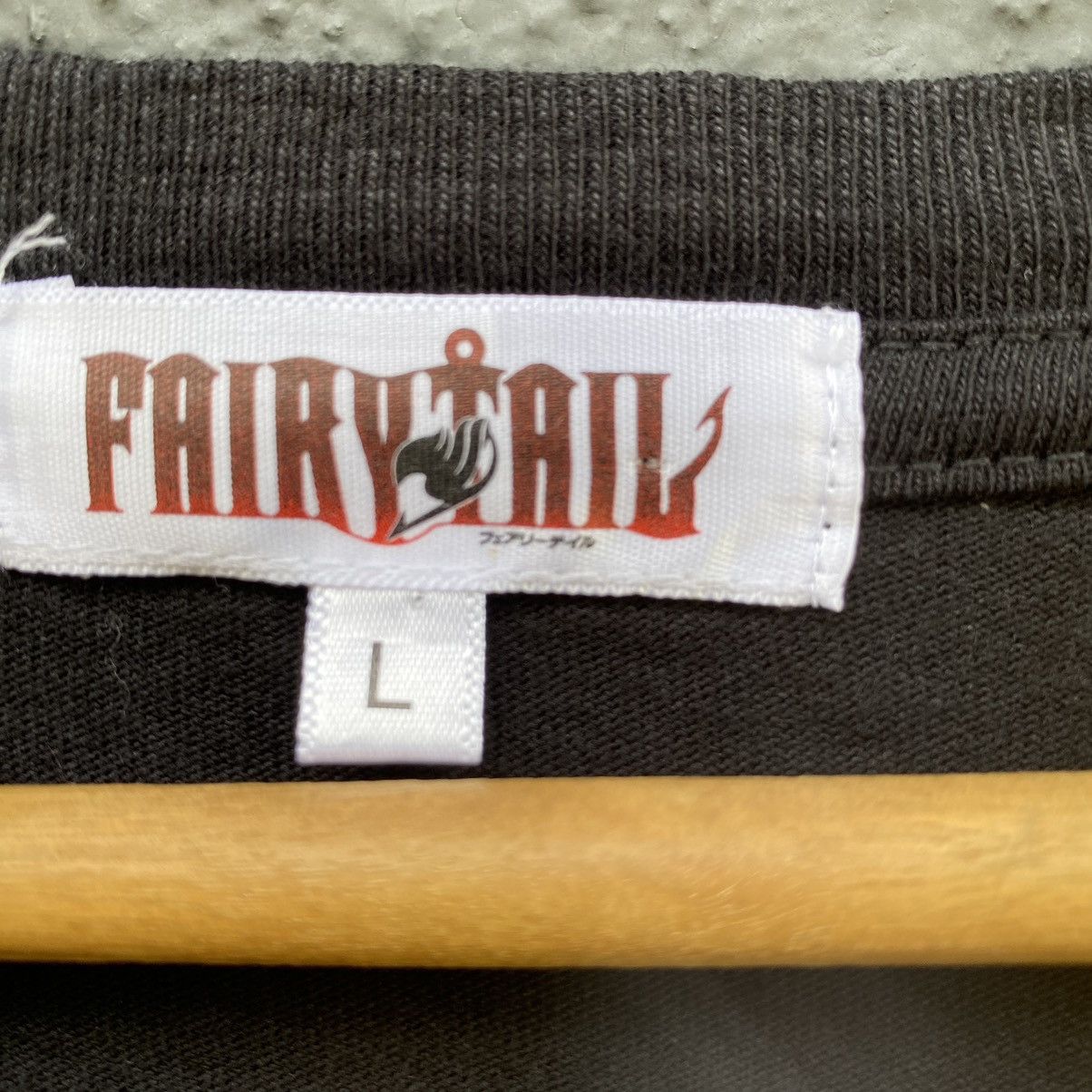 Anime Fairy Tail Japanese Anime ERD GRUNGE THRASHED VINTAGE TEE Size US L / EU 52-54 / 3 - 5 Thumbnail